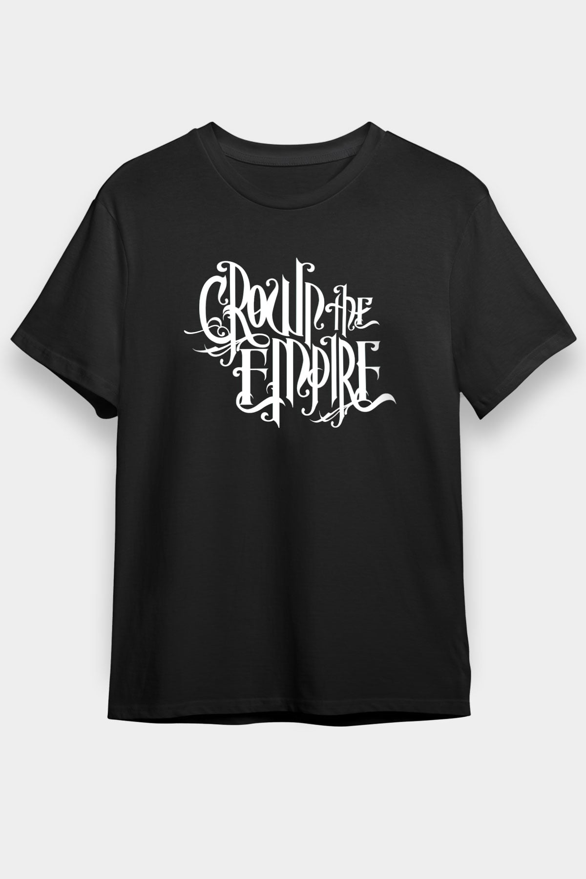 Crown the Empire Siyah Unisex Tişört T-Shirt - TişörtFabrikası