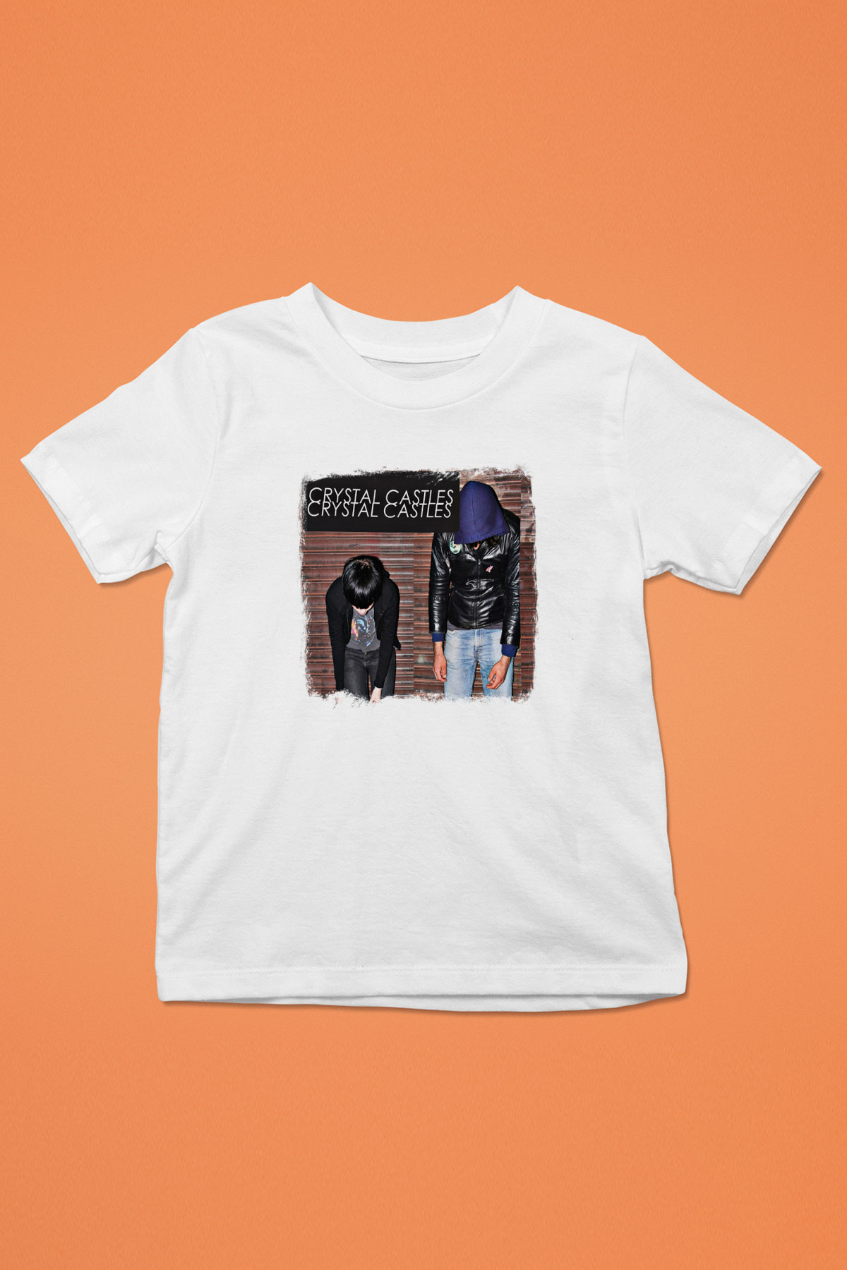 Crystal Castles Baskılı Unisex Beyaz Çocuk Tişört