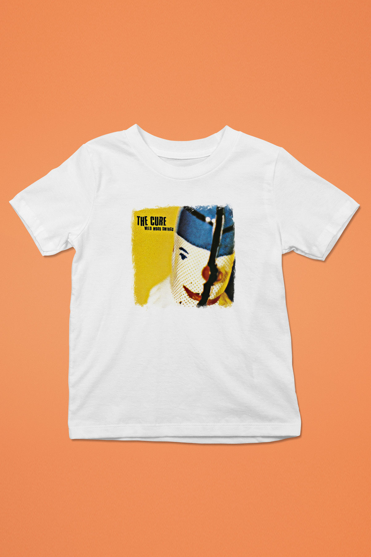 Cure Baskılı Unisex Beyaz Çocuk Tişört
