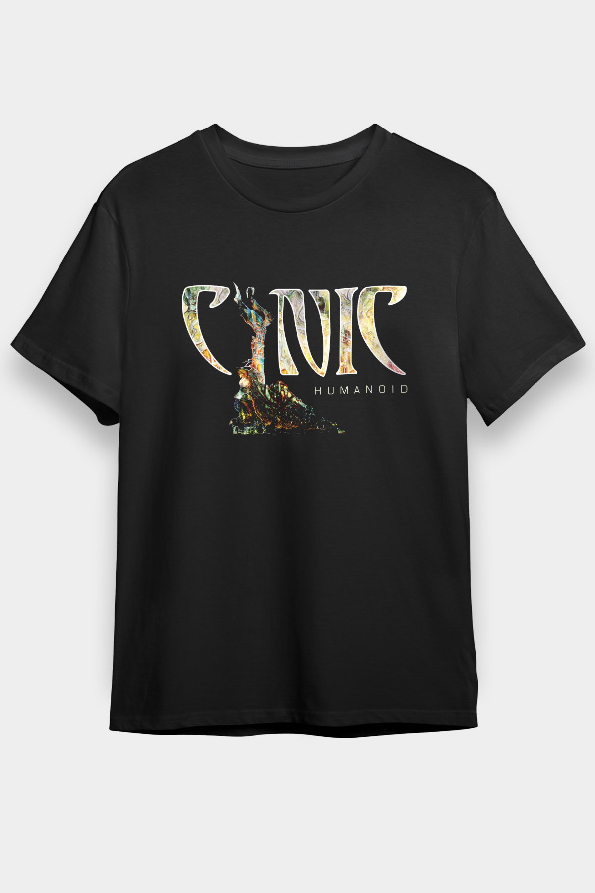 Cynic Baskılı Unisex Siyah Tişört