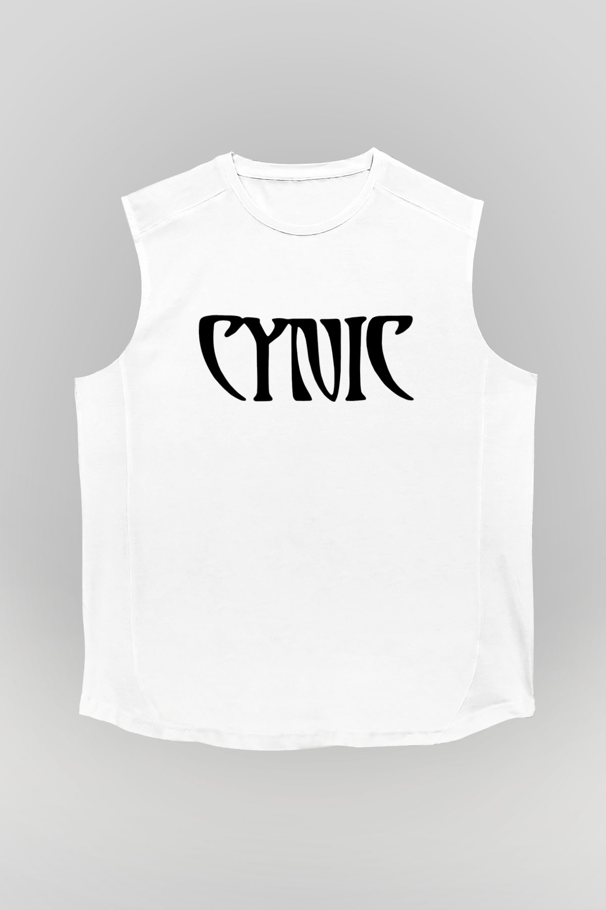 Cynic Beyaz Unisex Kolsuz Tişört