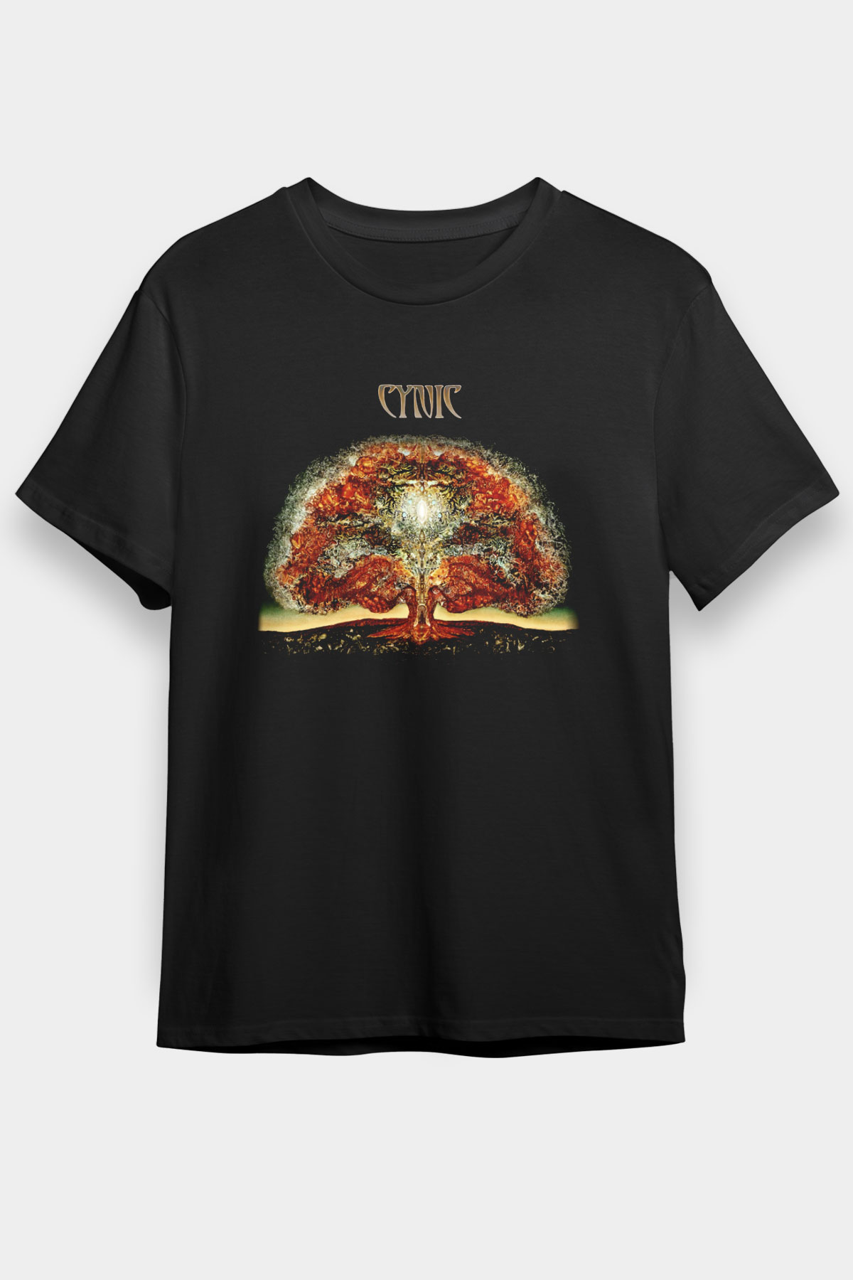 Cynic Siyah Unisex Tişört T-Shirt - TişörtFabrikası