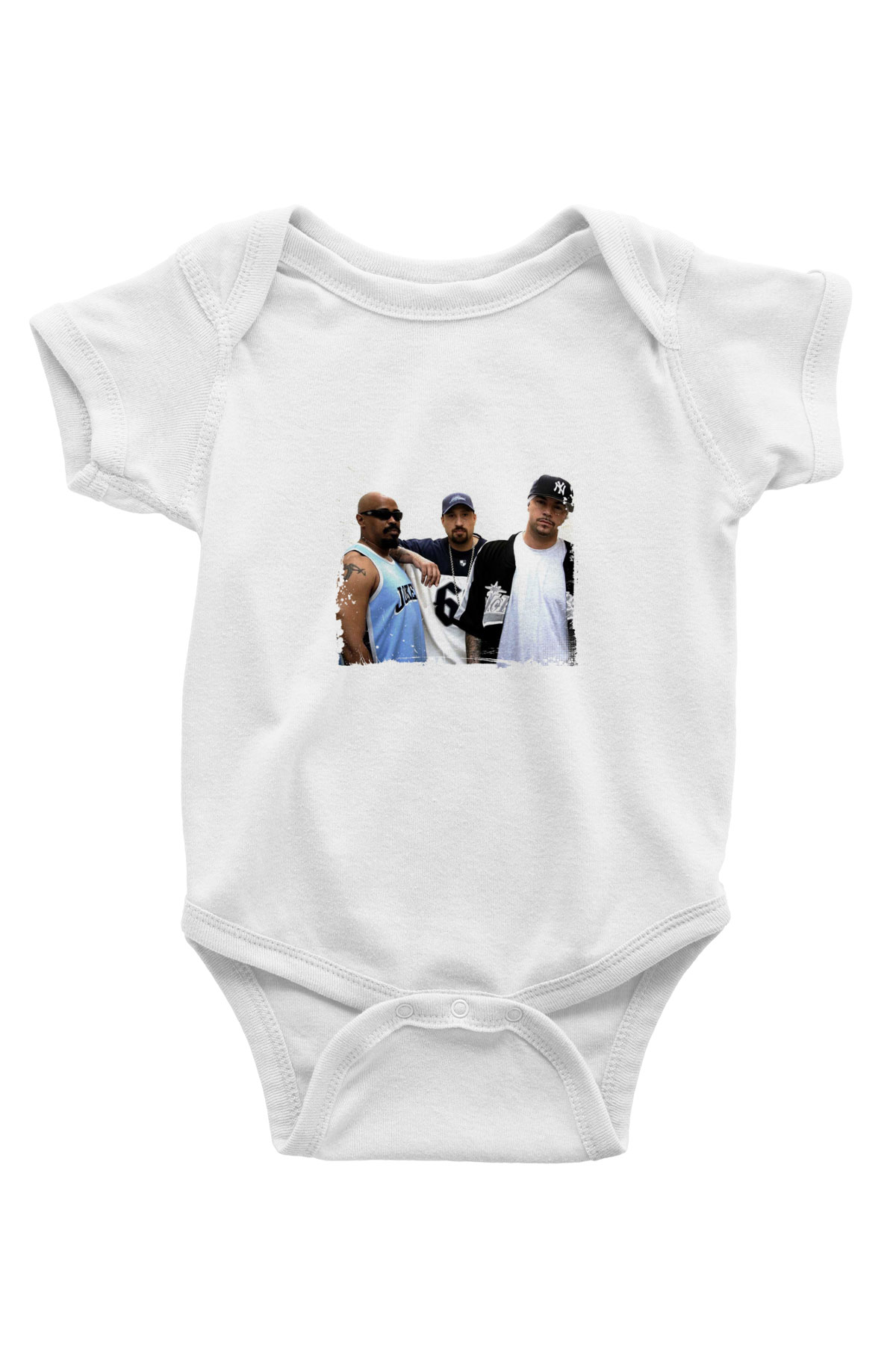 Cypress Hill Baskılı Unisex Beyaz Bebek Body - Zıbın