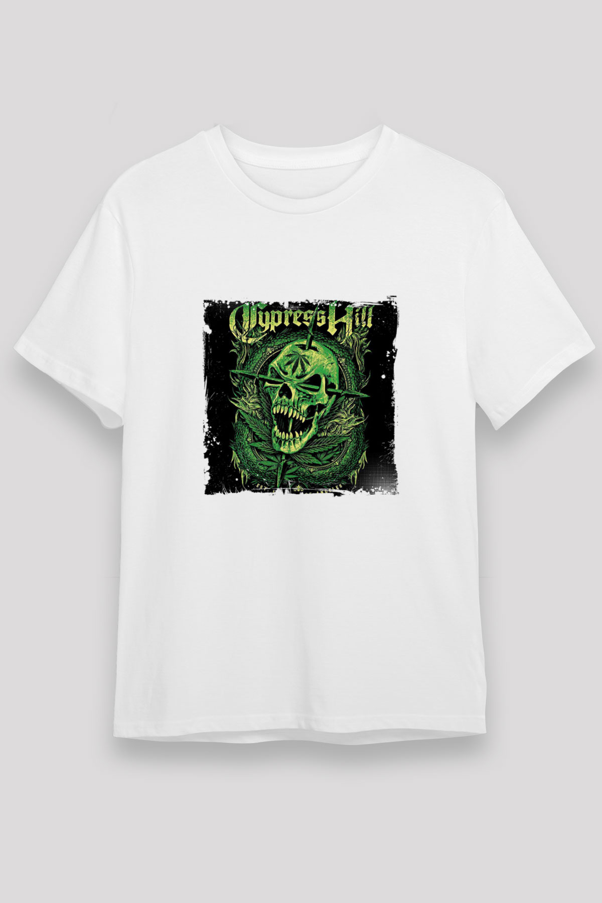 Cypress Hill Baskılı Unisex Beyaz Tişört