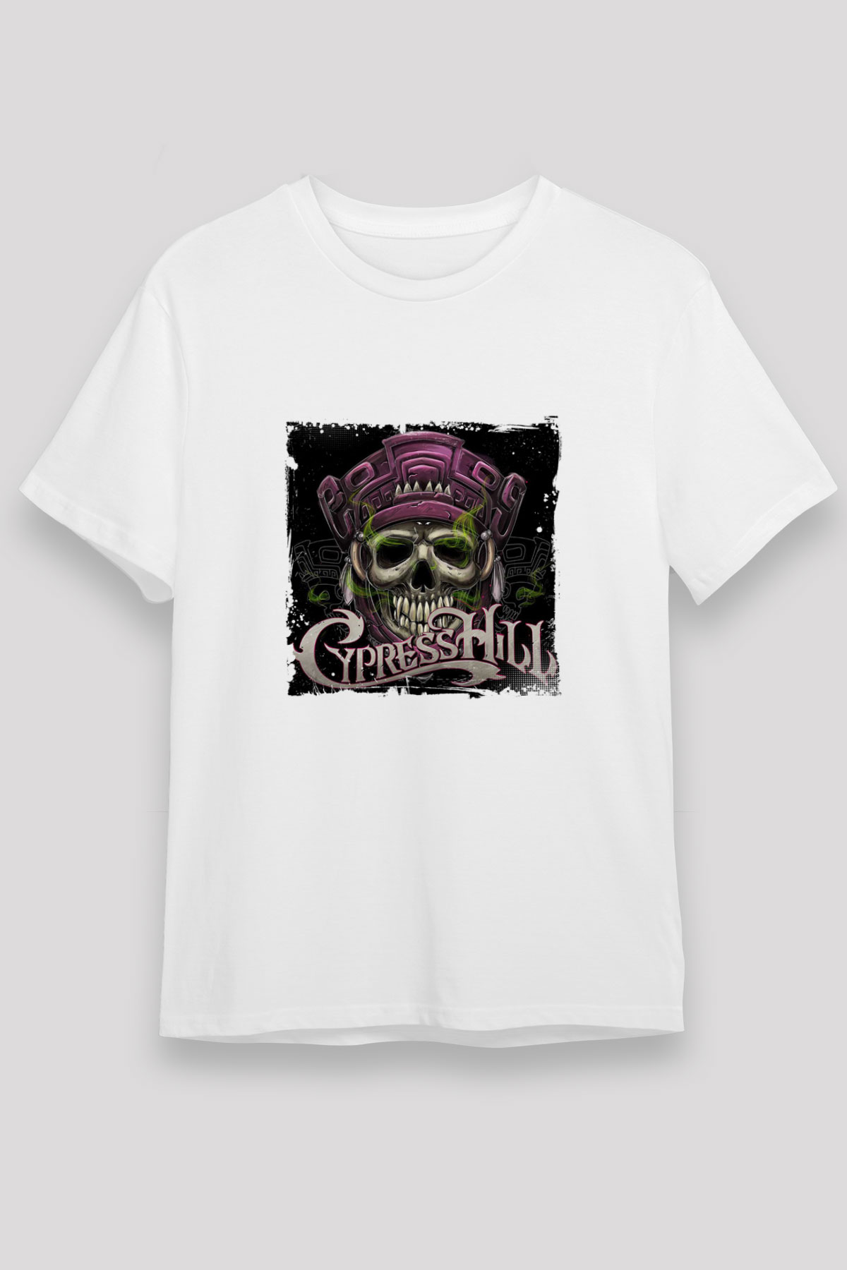 Cypress Hill Baskılı Unisex Beyaz Tişört