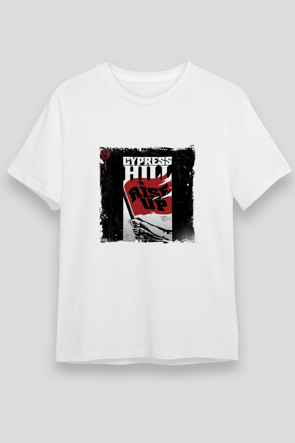 Cypress Hill Baskılı Unisex Beyaz Tişört