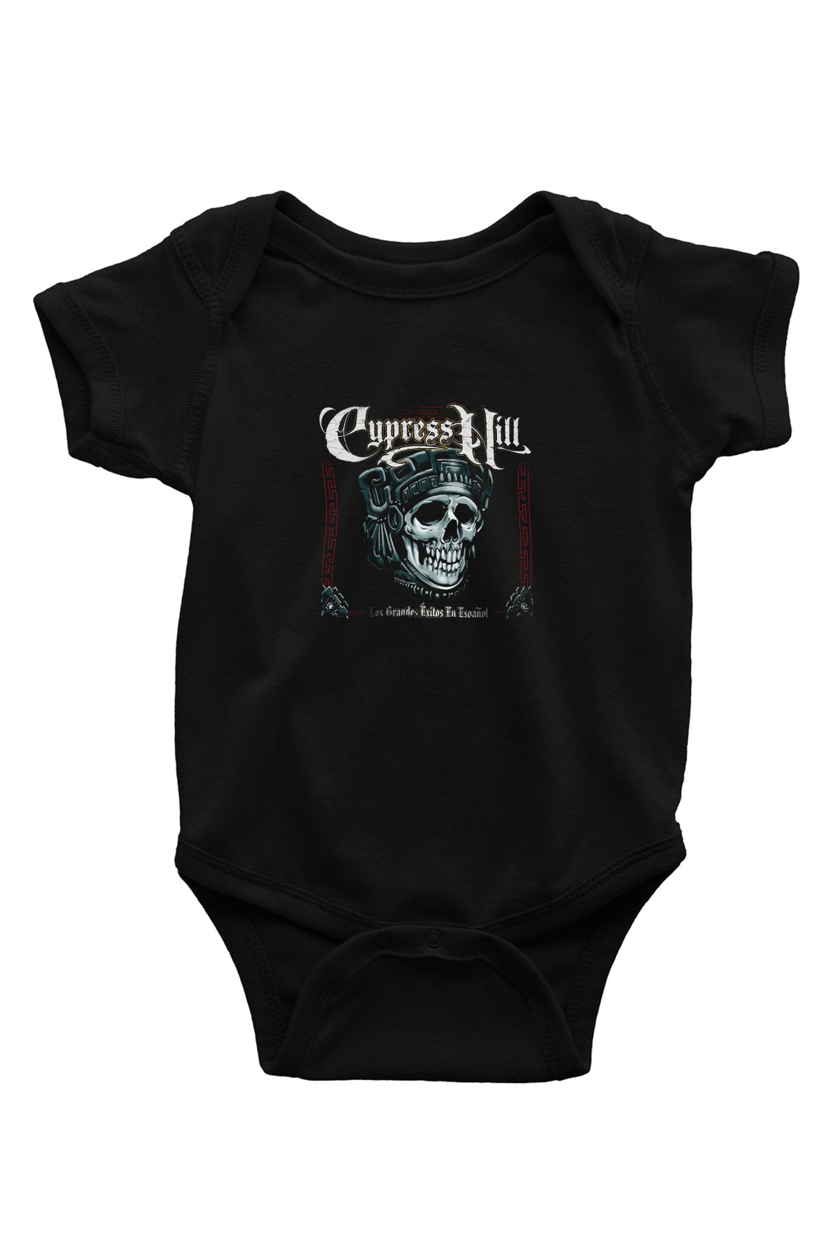 Cypress Hill Baskılı Unisex Siyah Bebek Body - Zıbın