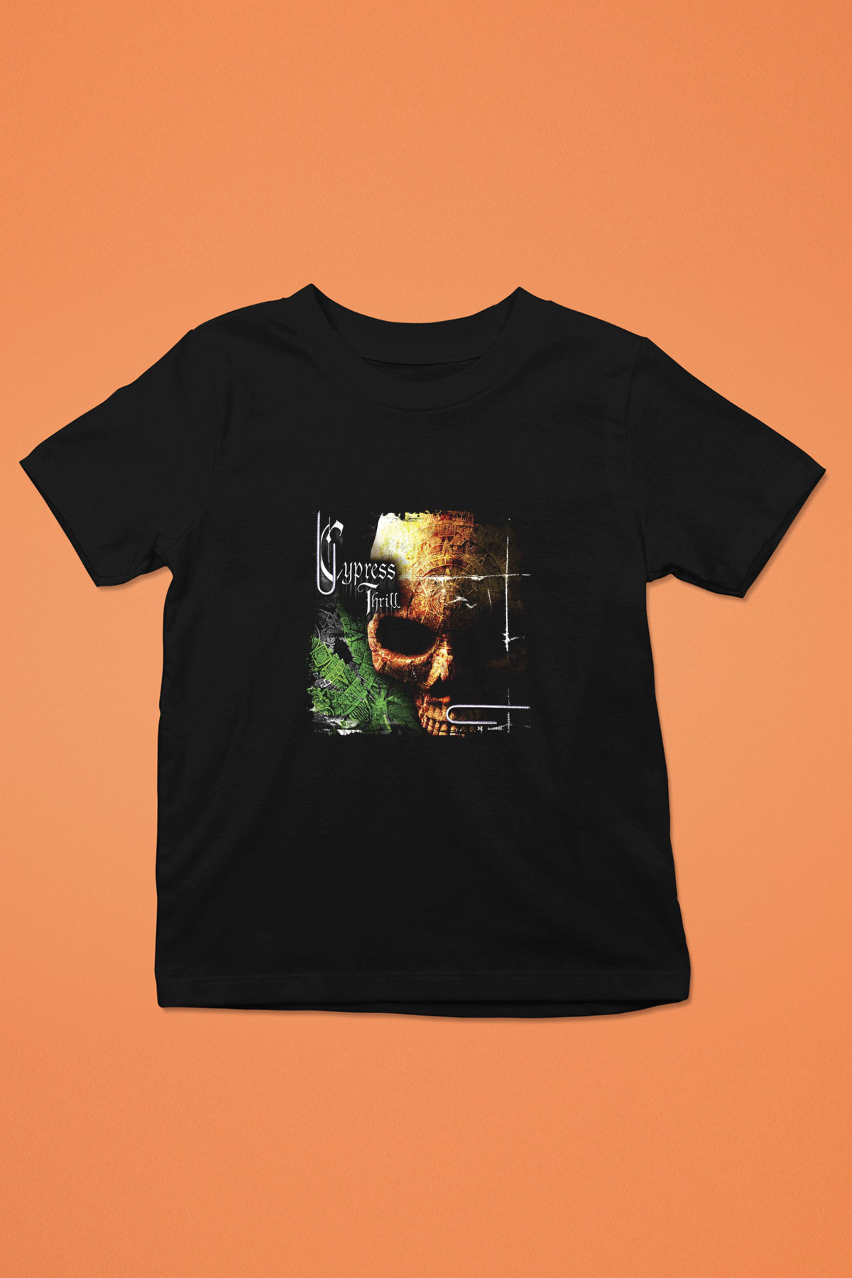 Cypress Hill Baskılı Unisex Siyah Çocuk Tişört