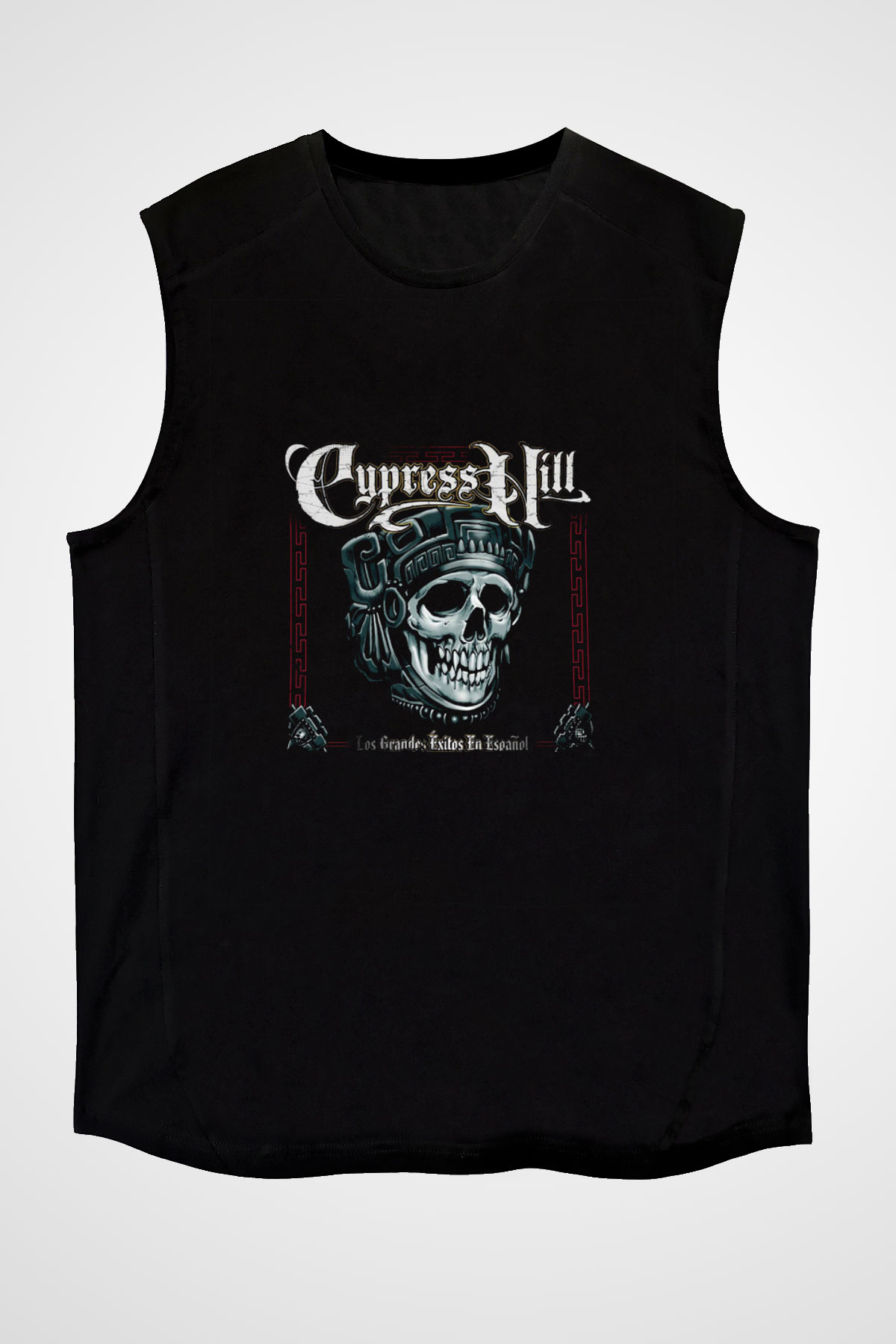 Cypress Hill Baskılı Unisex Siyah Kolsuz Tişört