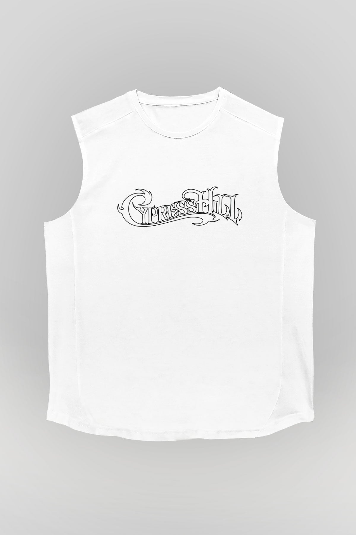 Cypress Hill Beyaz Unisex Kolsuz Tişört