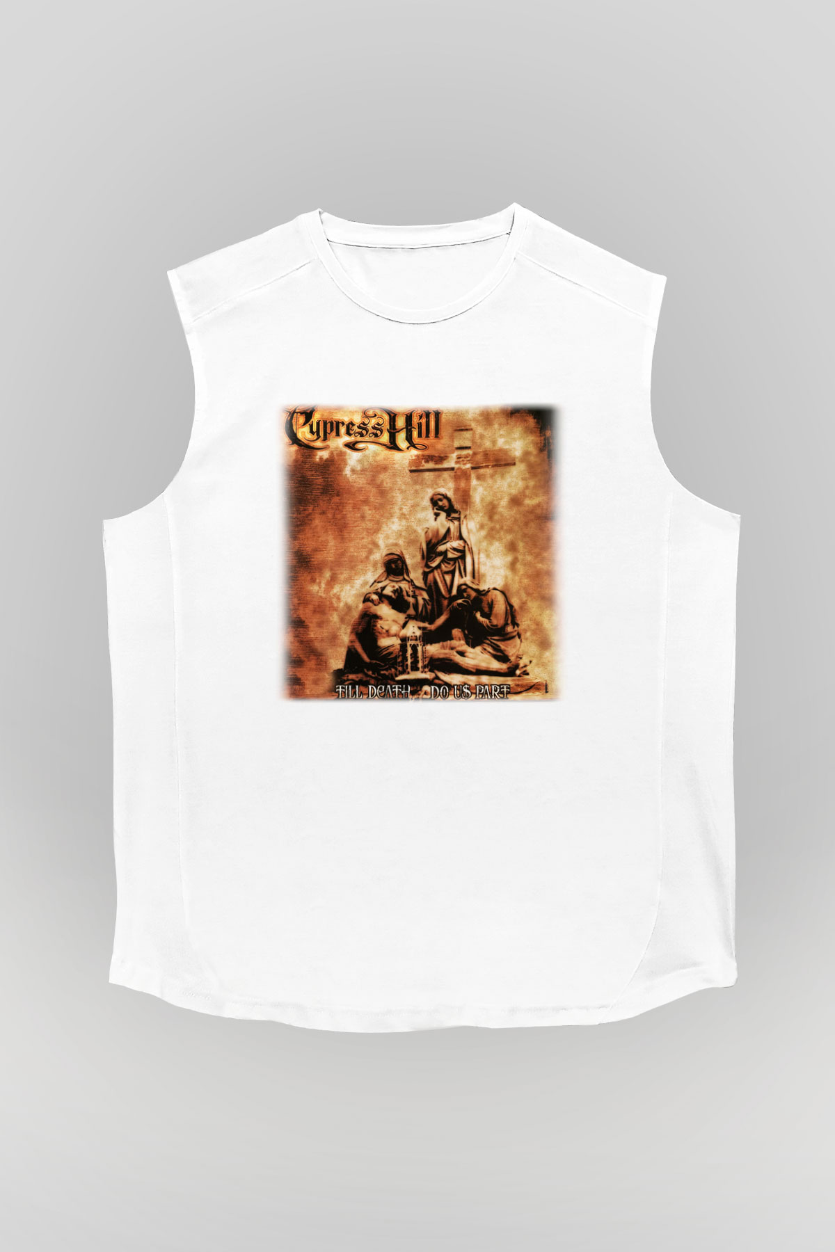 Cypress Hill Beyaz Unisex Kolsuz Tişört