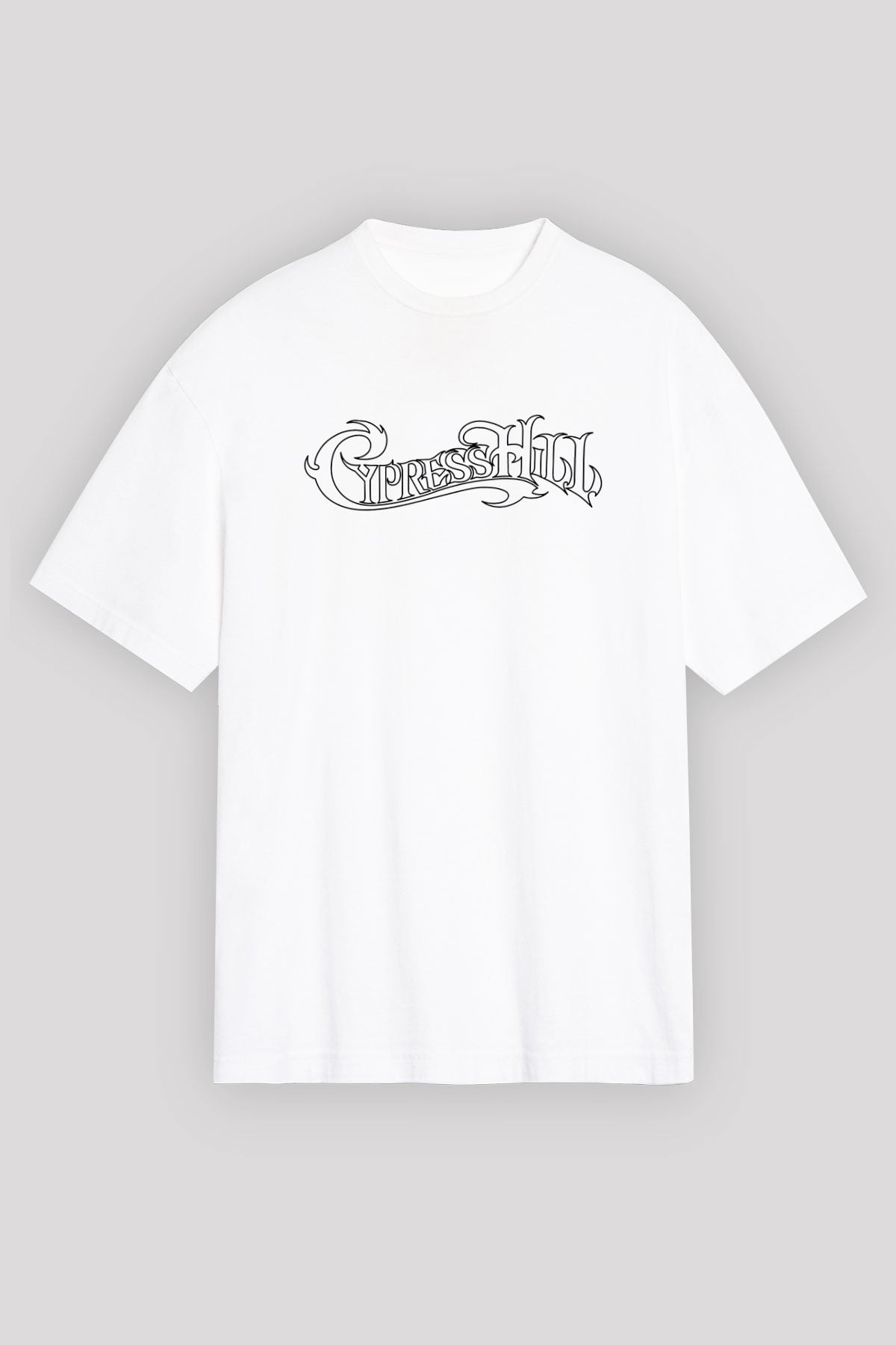 Cypress Hill Beyaz Unisex Oversize Tişört T-Shirt
