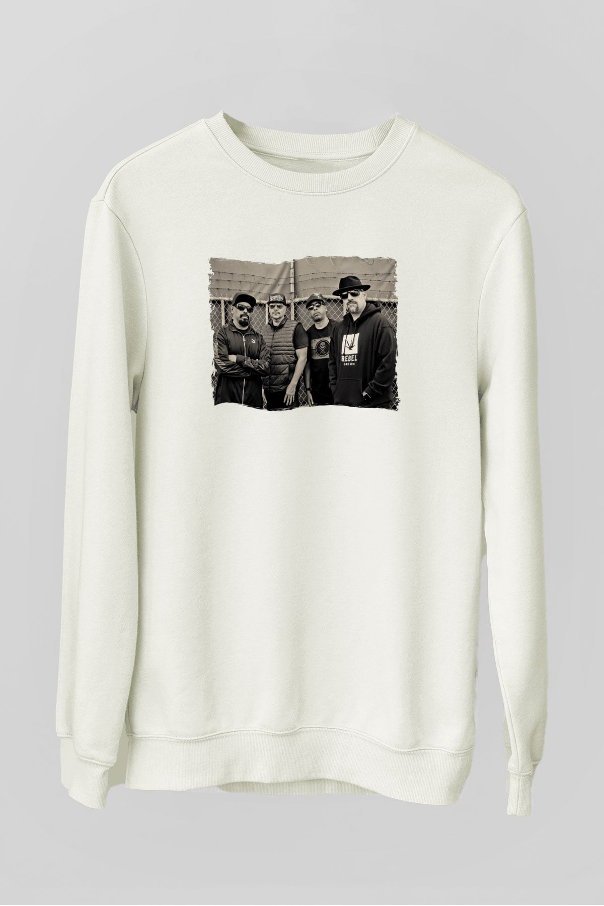 Cypress Hill Beyaz Unisex Sweatshirt