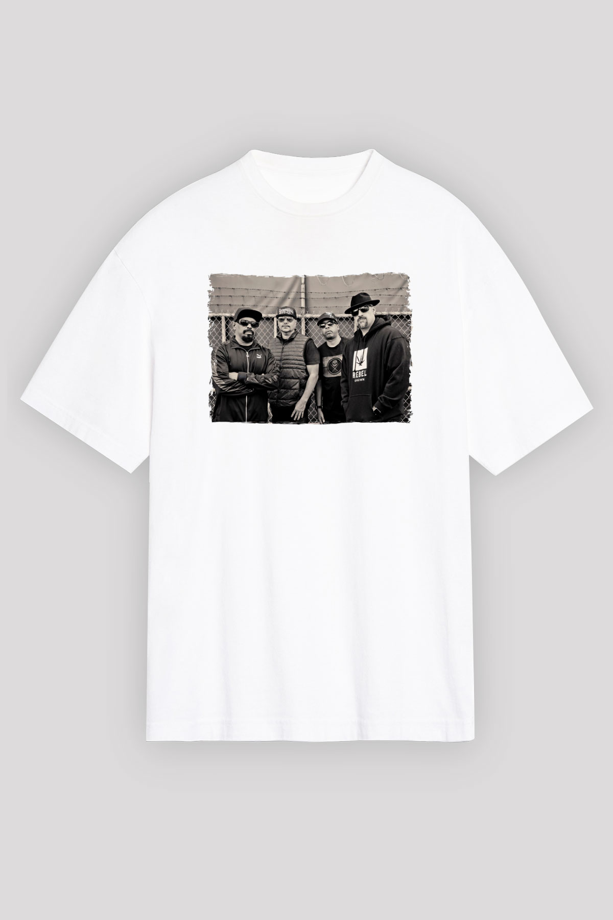 Cypress Hill Beyaz Unisex Tişört T-Shirt - TişörtFabrikası
