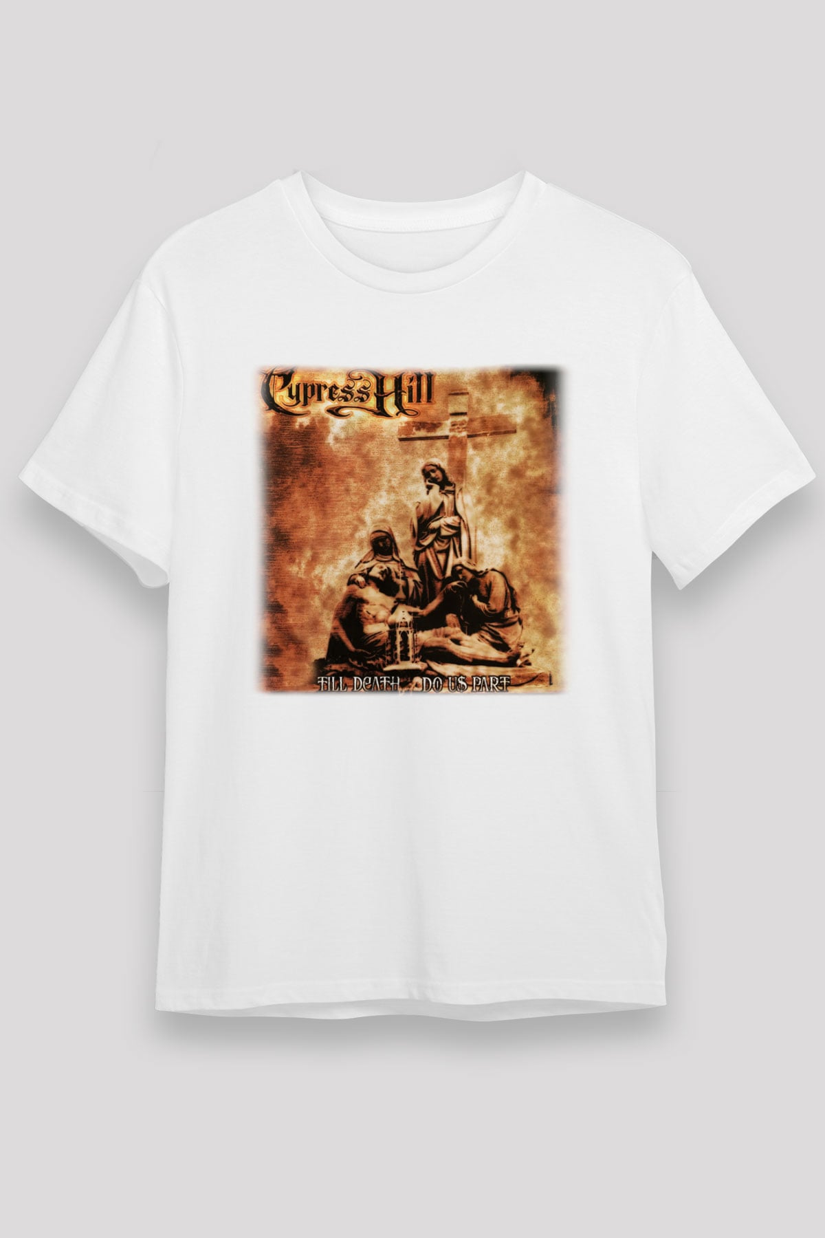 Cypress Hill Beyaz Unisex Tişört T-Shirt - TişörtFabrikası
