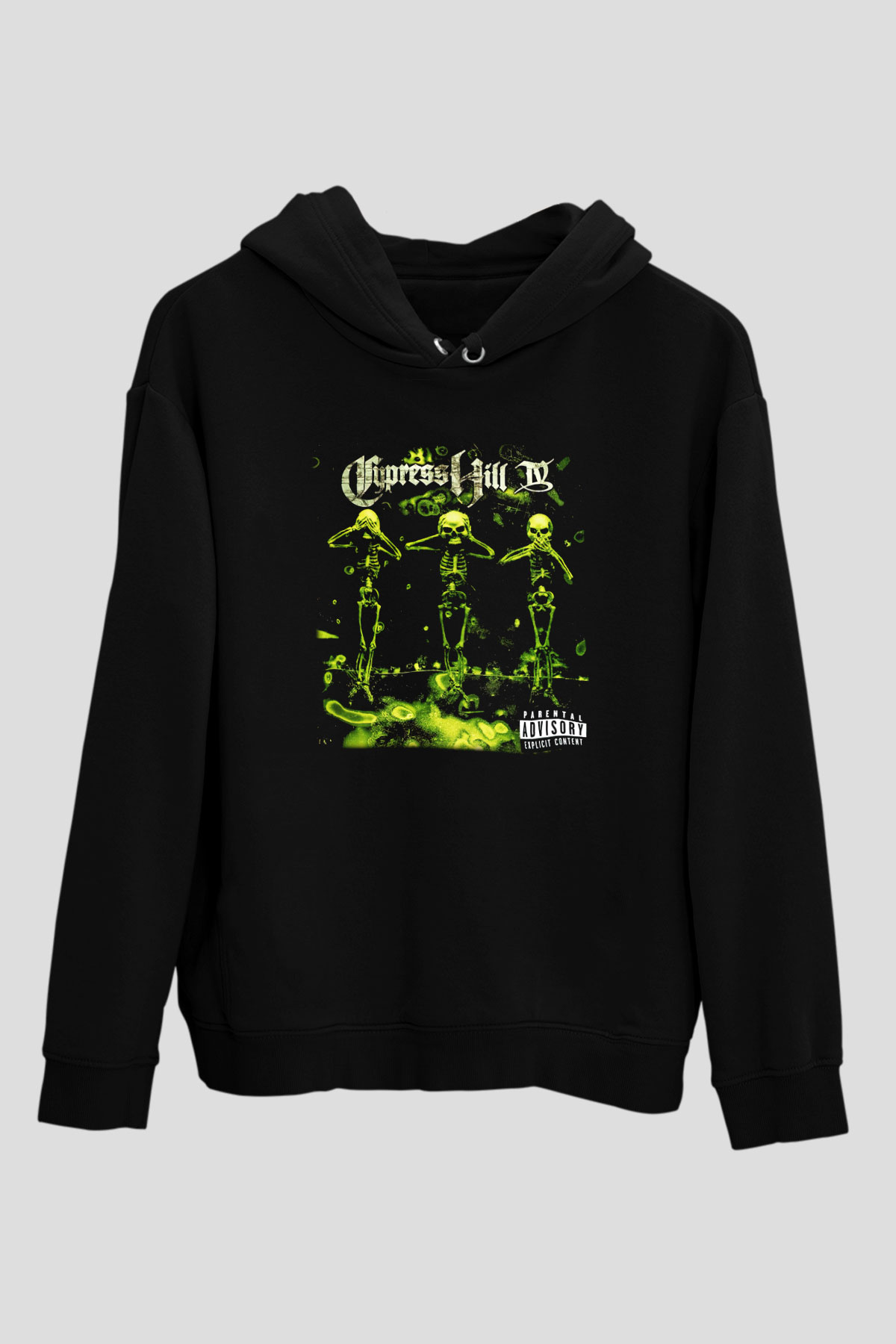 Cypress Hill Siyah Unisex Hoodie