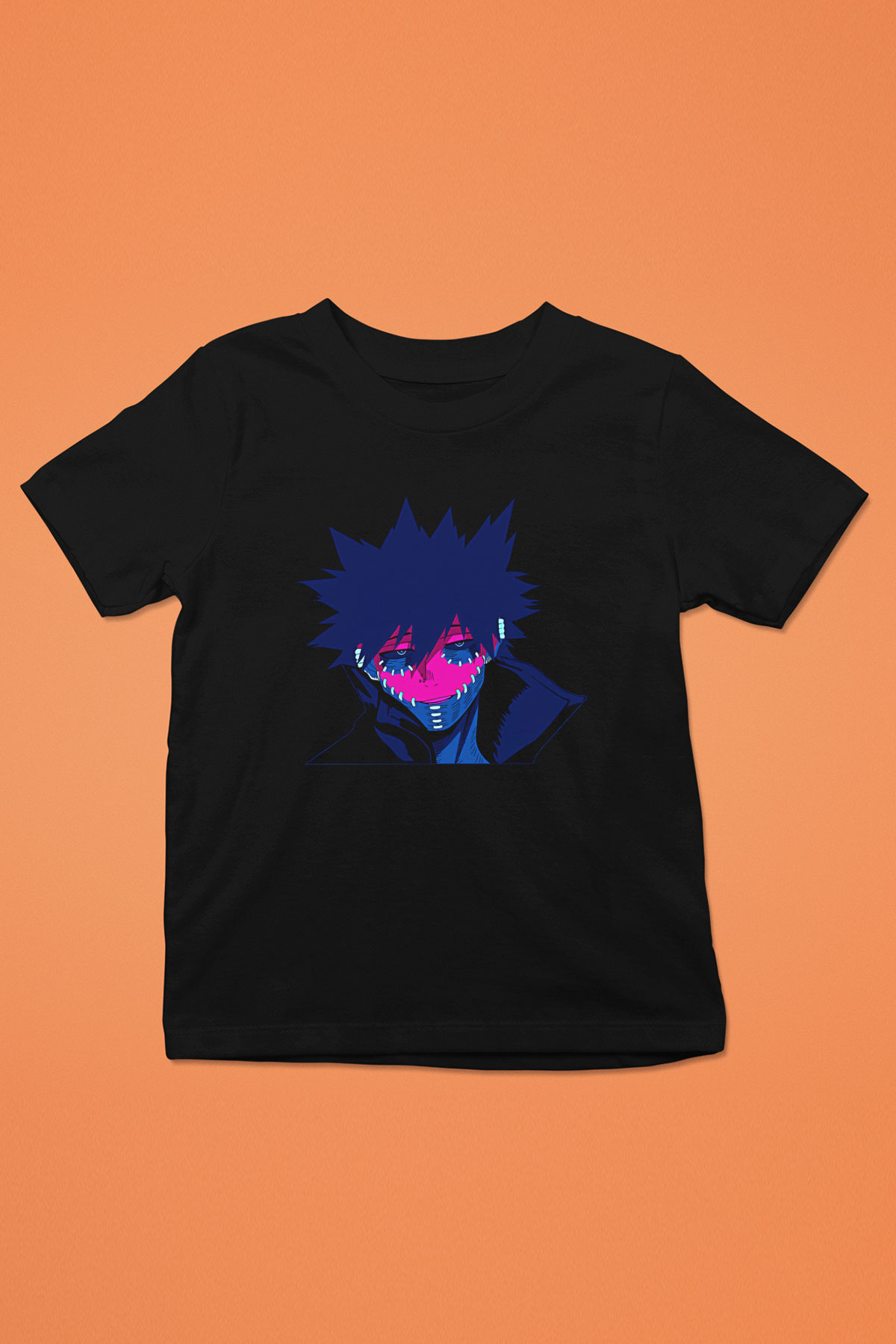 Dabi Baskılı Unisex Siyah Çocuk Tişört - Tshirt
