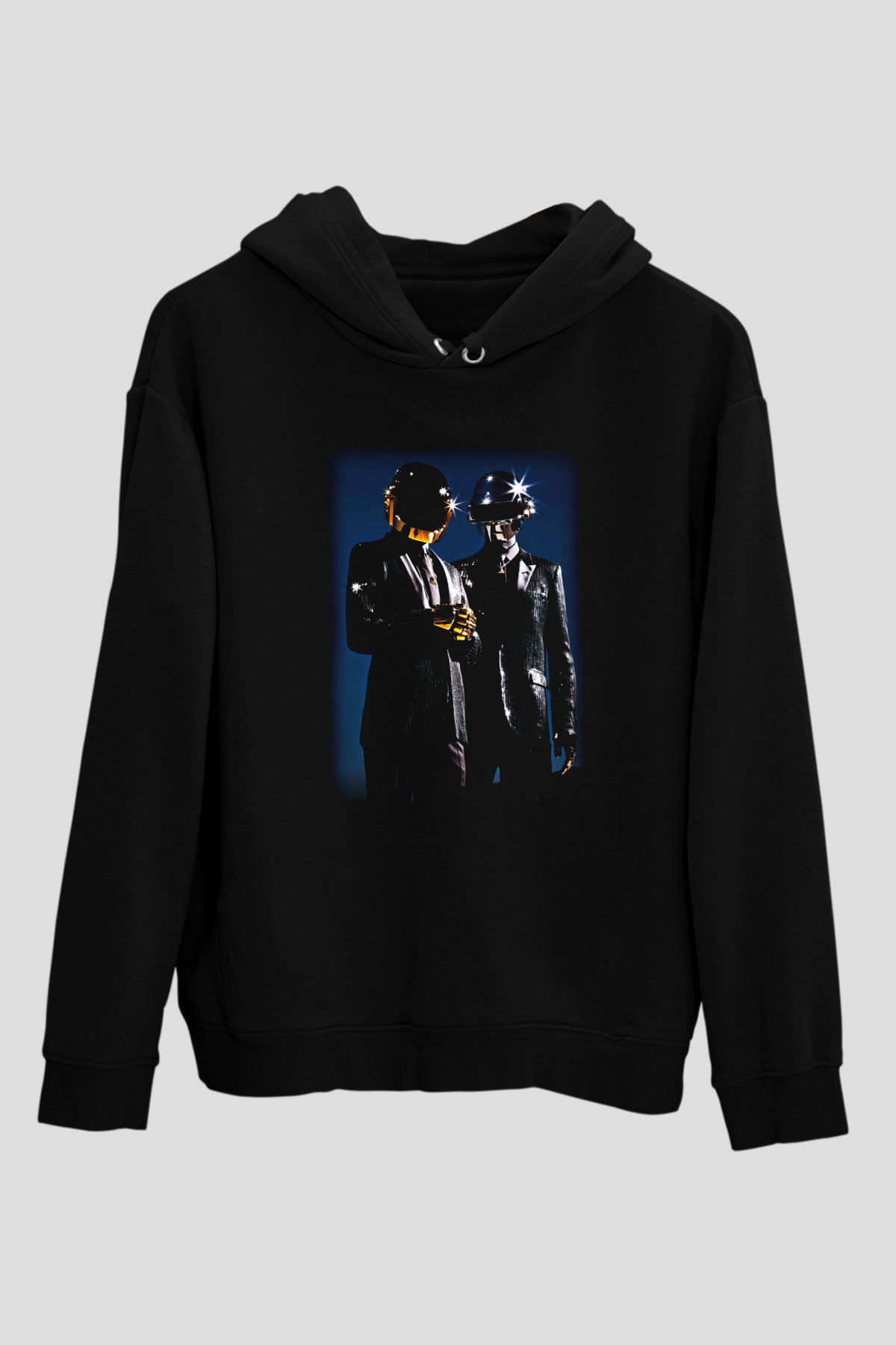 Daft Punk Siyah Unisex Hoodie