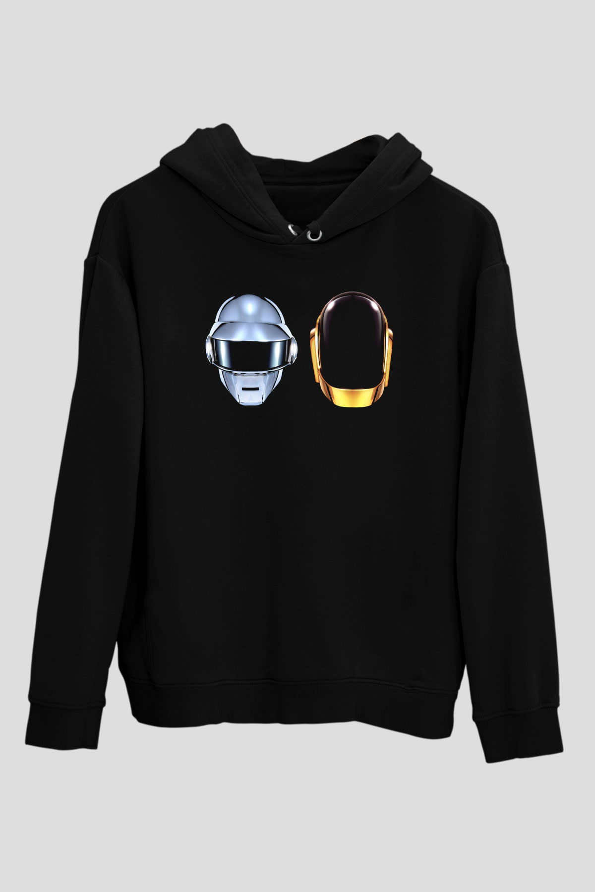 Daft Punk Siyah Unisex Hoodie
