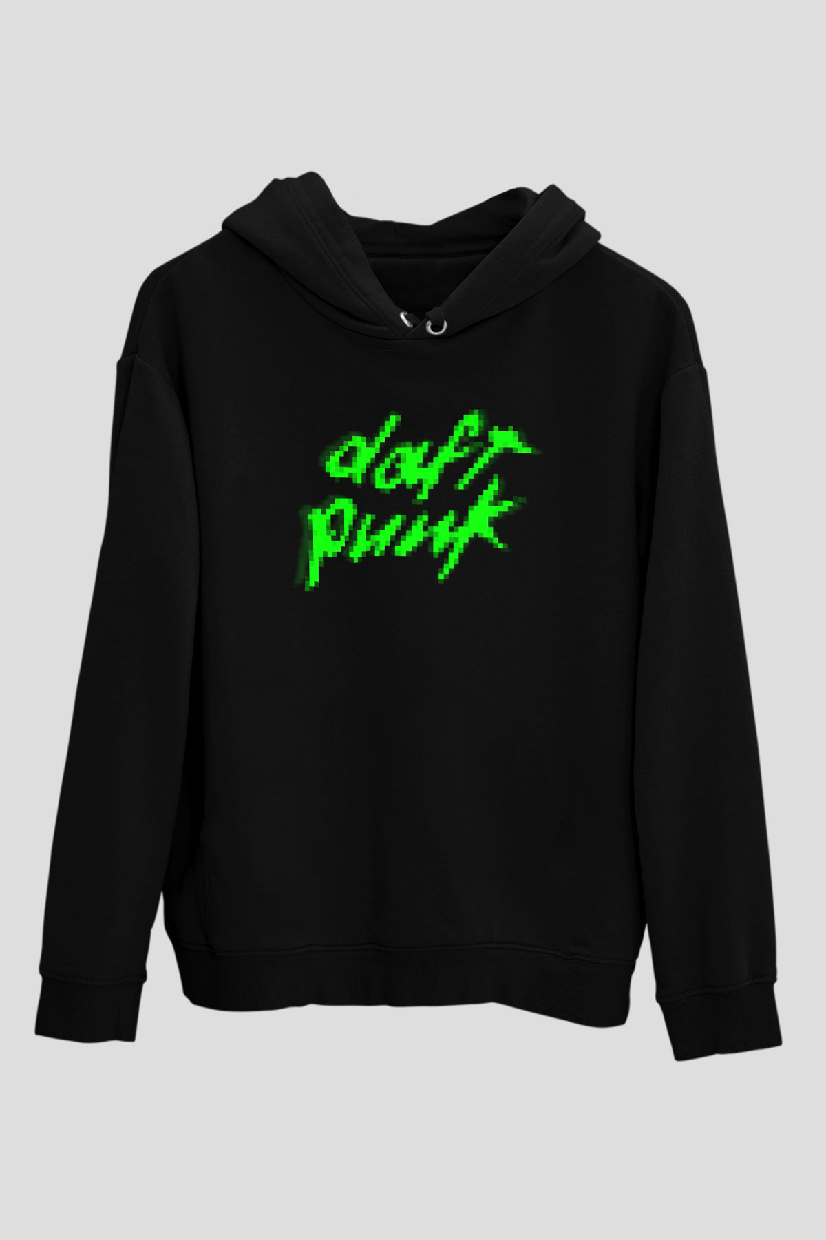 Daft Punk Siyah Unisex Hoodie