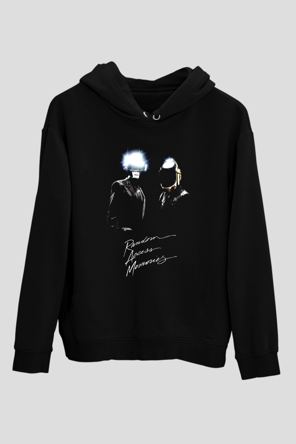 Daft Punk Siyah Unisex Hoodie