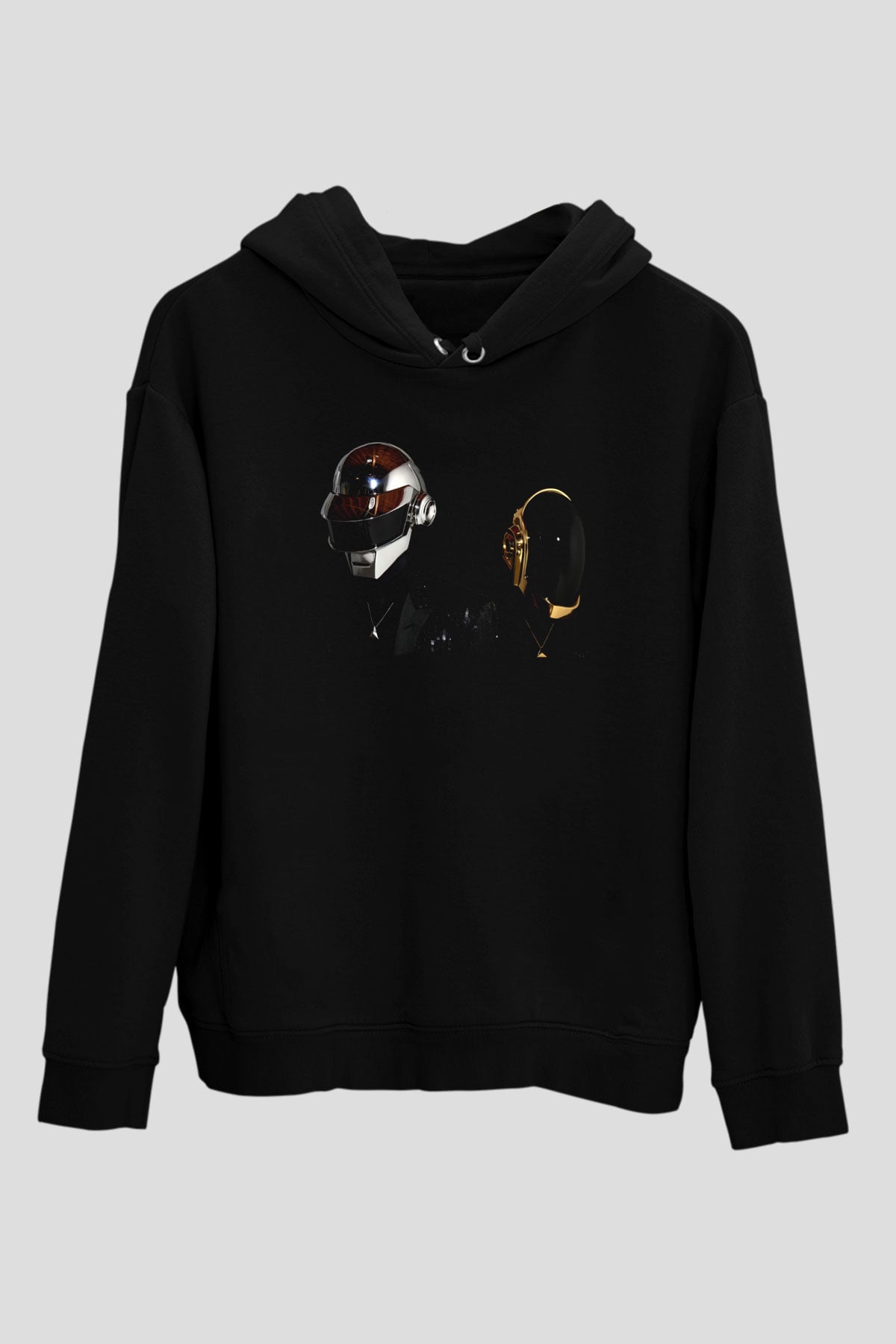 Daft Punk Siyah Unisex Hoodie