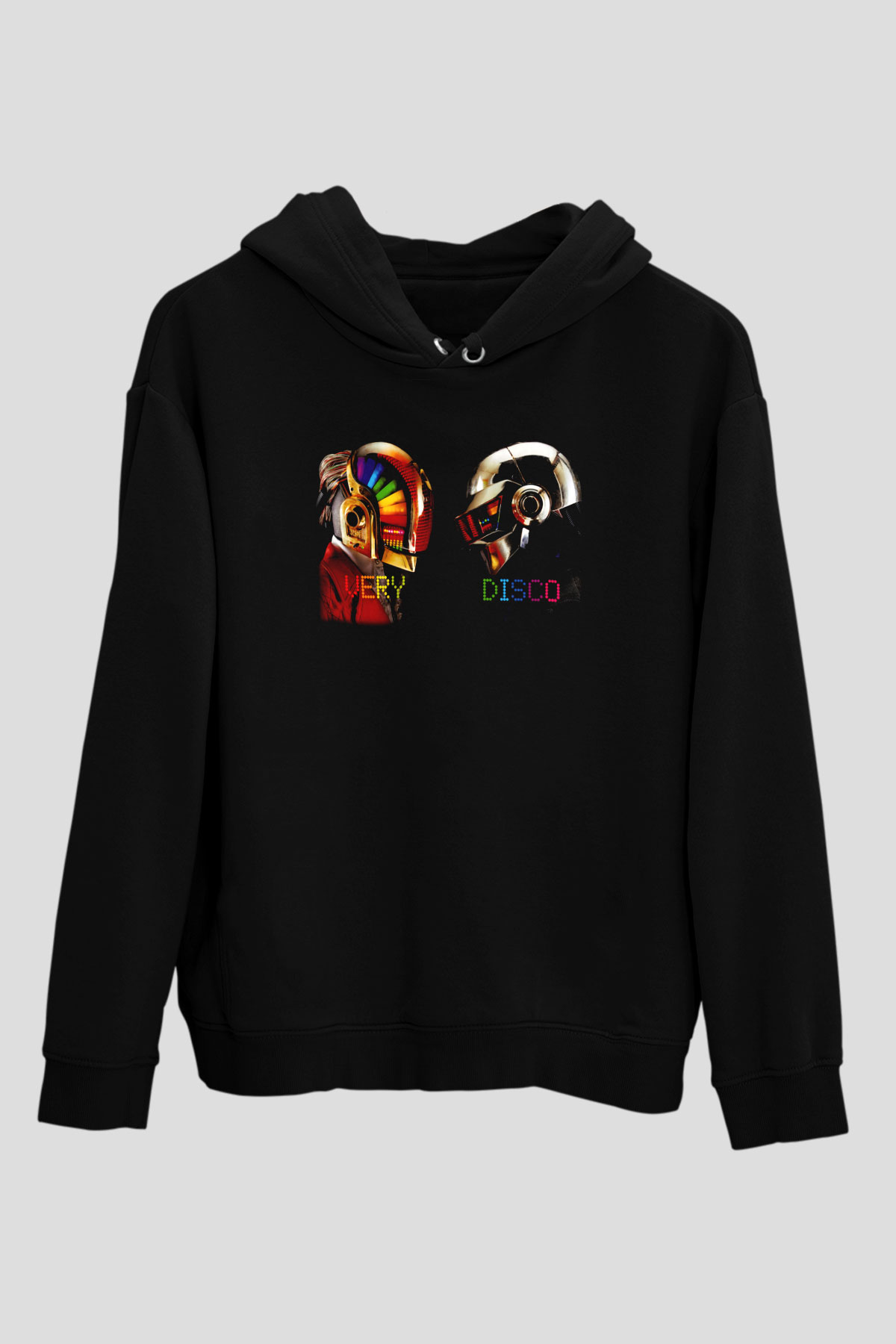 Daft Punk Siyah Unisex Hoodie