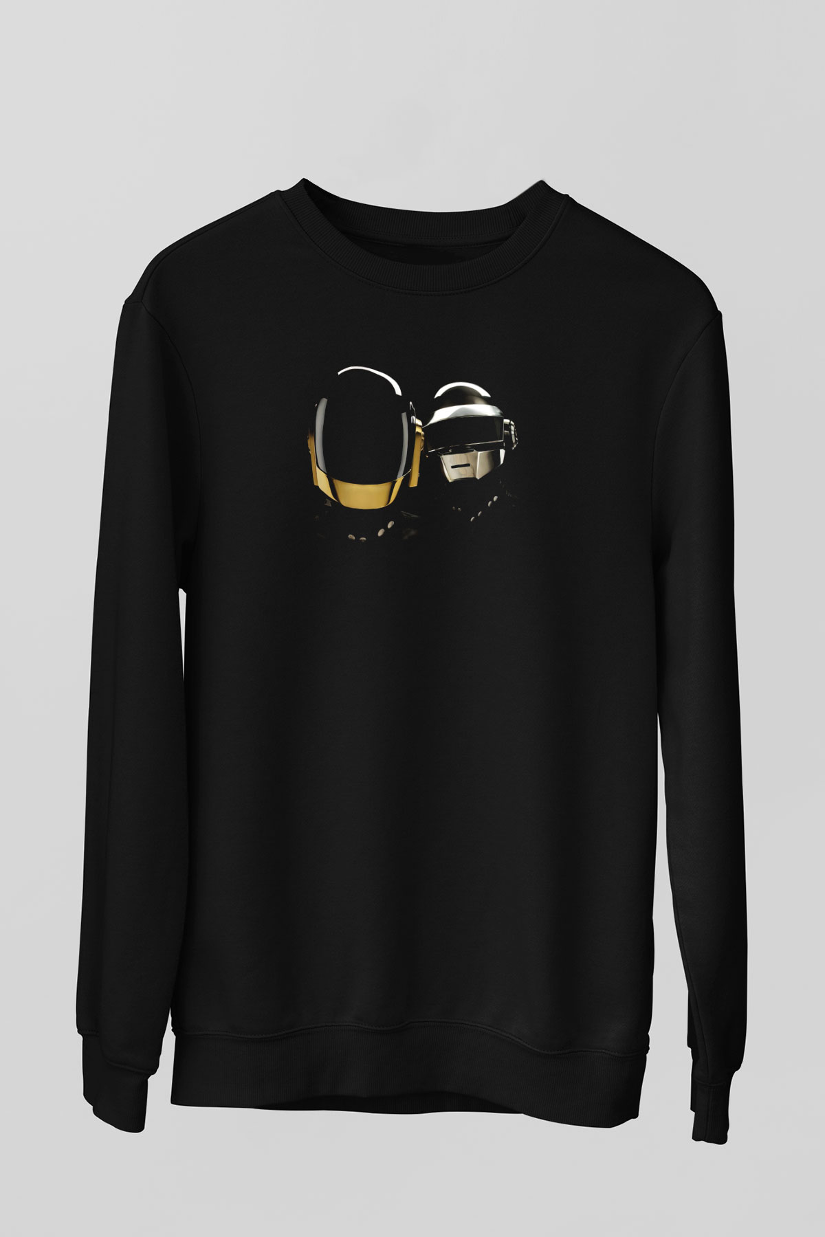 Daft Punk Siyah Unisex Sweatshirt