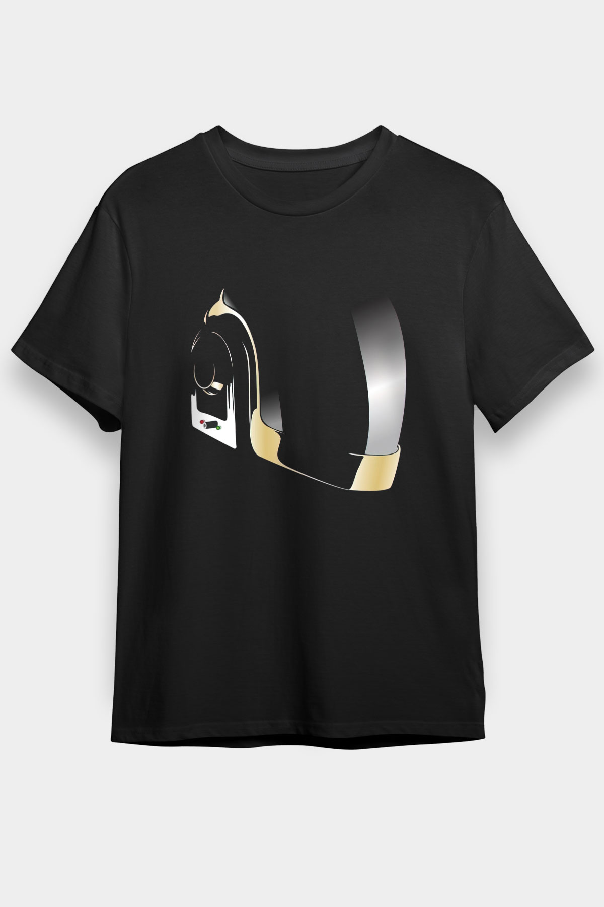 Daft Punk Siyah Unisex Tişört T-Shirt - TişörtFabrikası