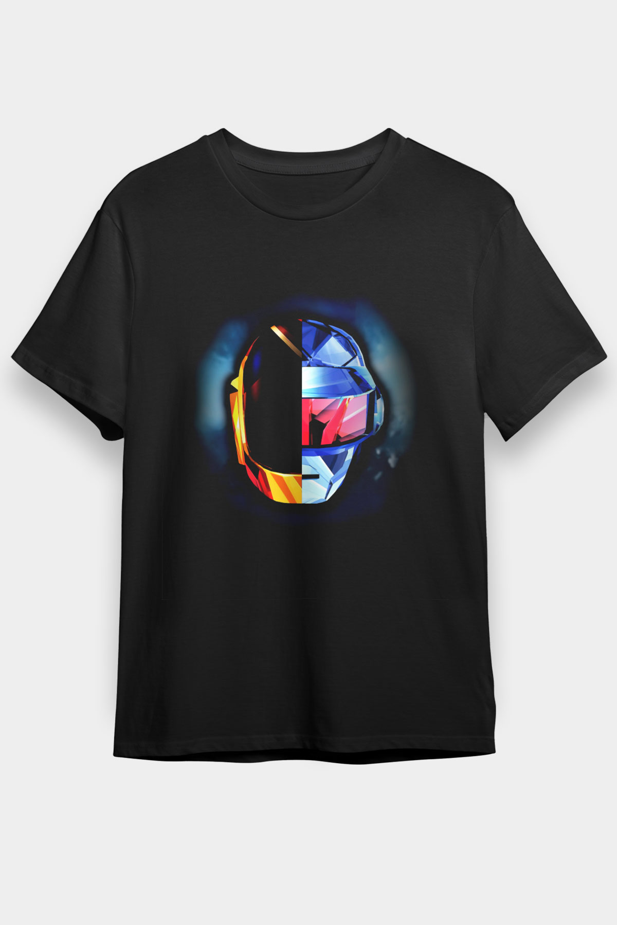 Daft Punk Siyah Unisex Tişört T-Shirt - TişörtFabrikası