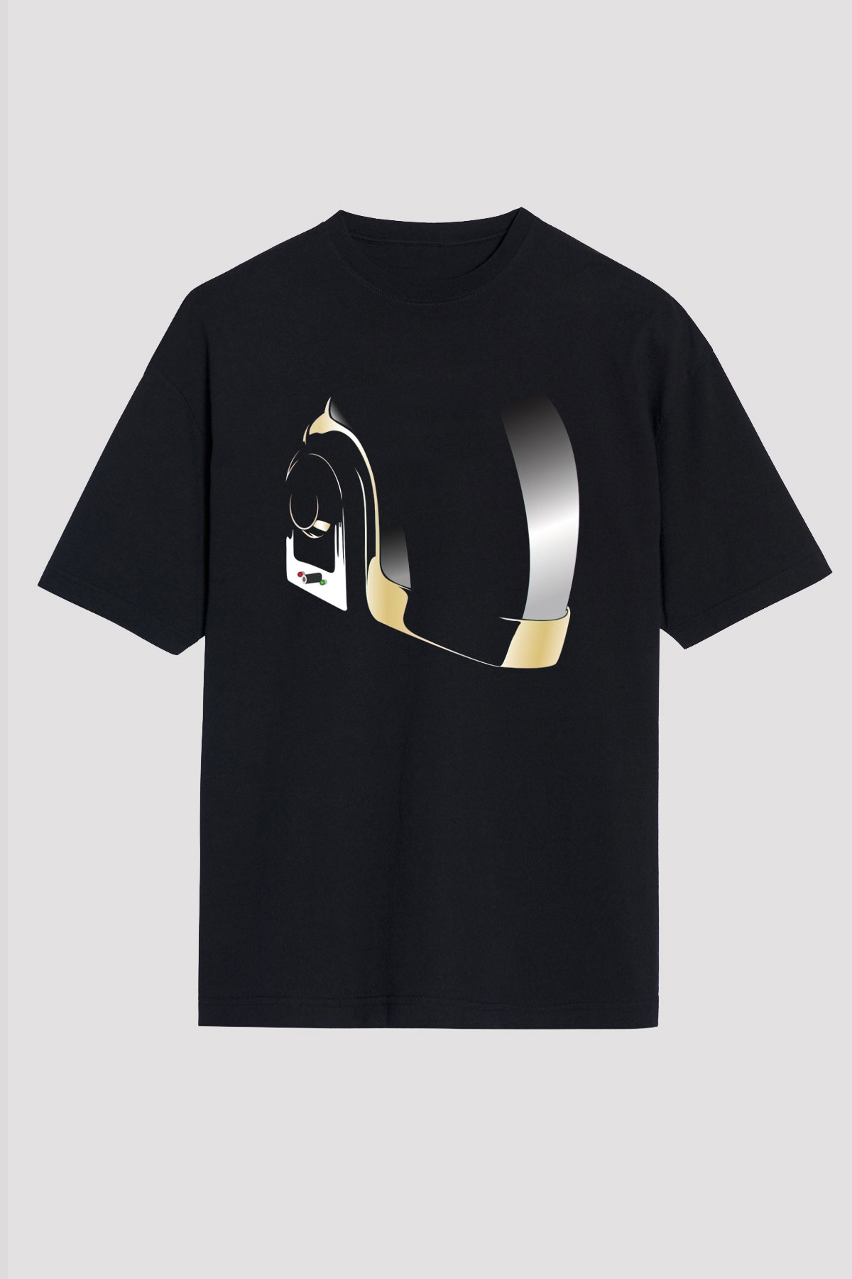 Daft Punk Siyah Unisex Tişört T-Shirt - TişörtFabrikası