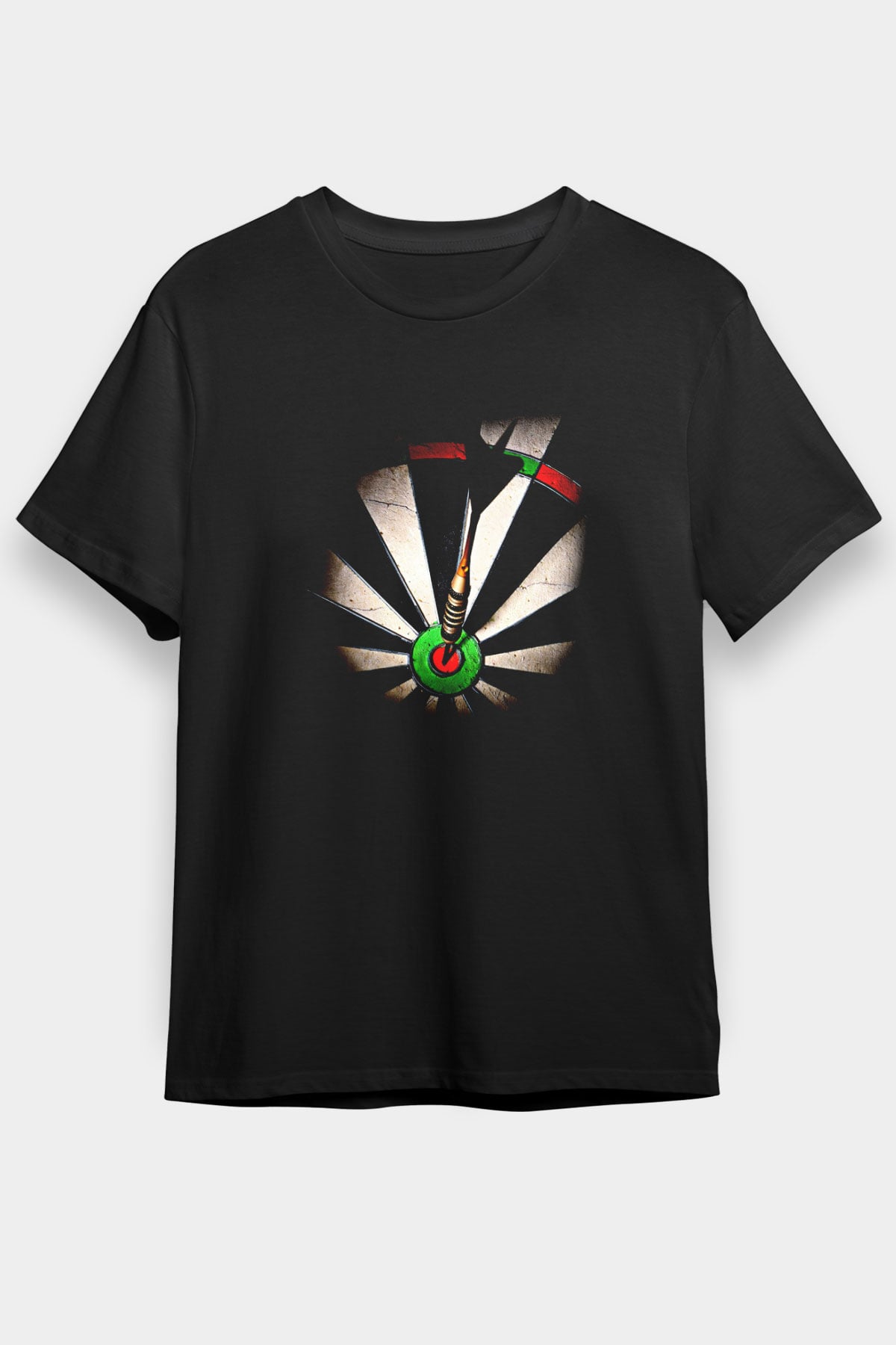 Dalgıçlık - Mountaineering Baskılı Unisex Siyah Tişört - Tshirt