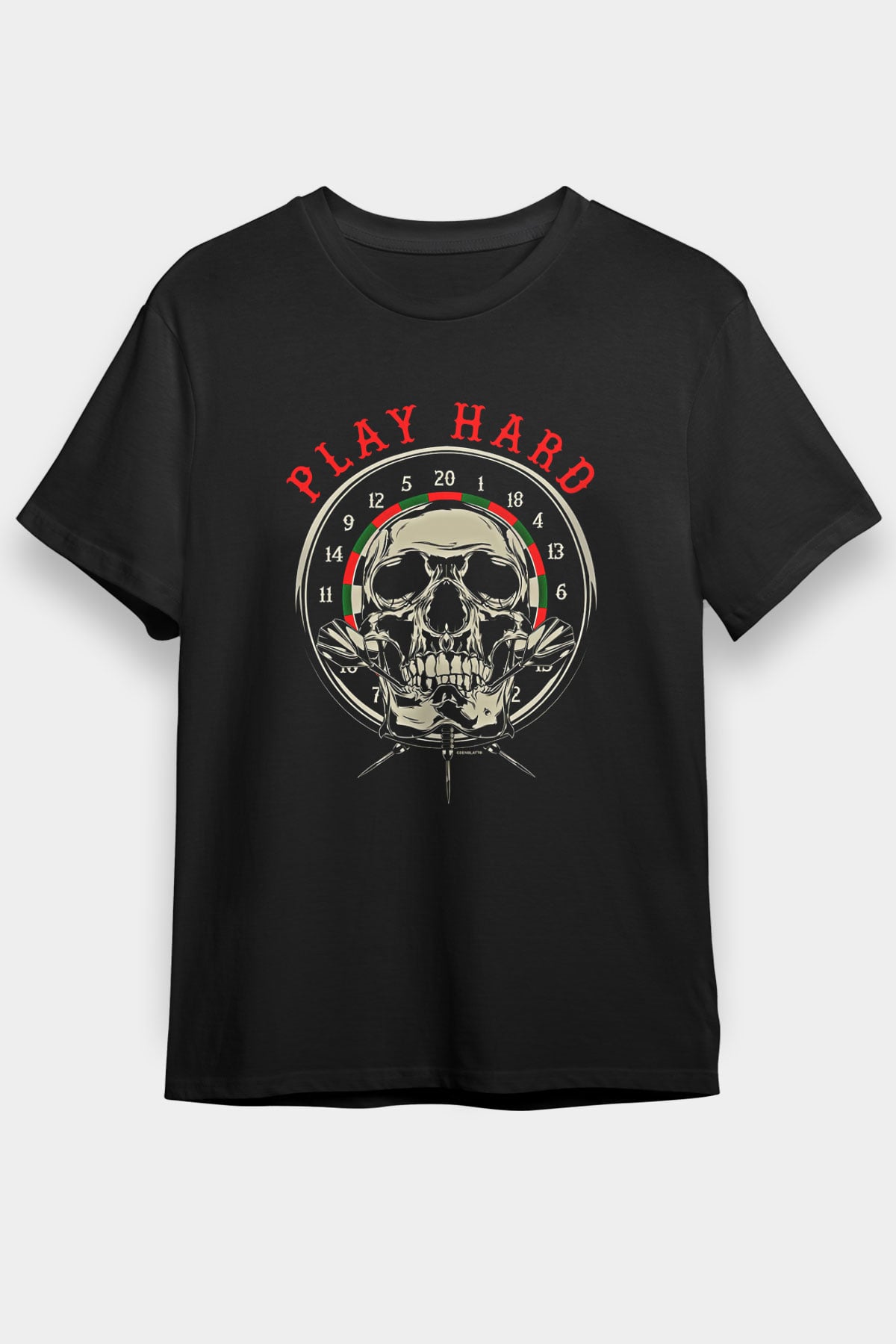 Dalgıçlık - Mountaineering Baskılı Unisex Siyah Tişört - Tshirt