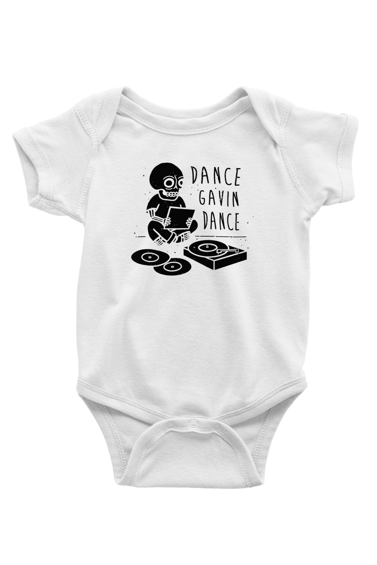Dance Gavin Dance Beyaz Bebek Body - Zıbın
