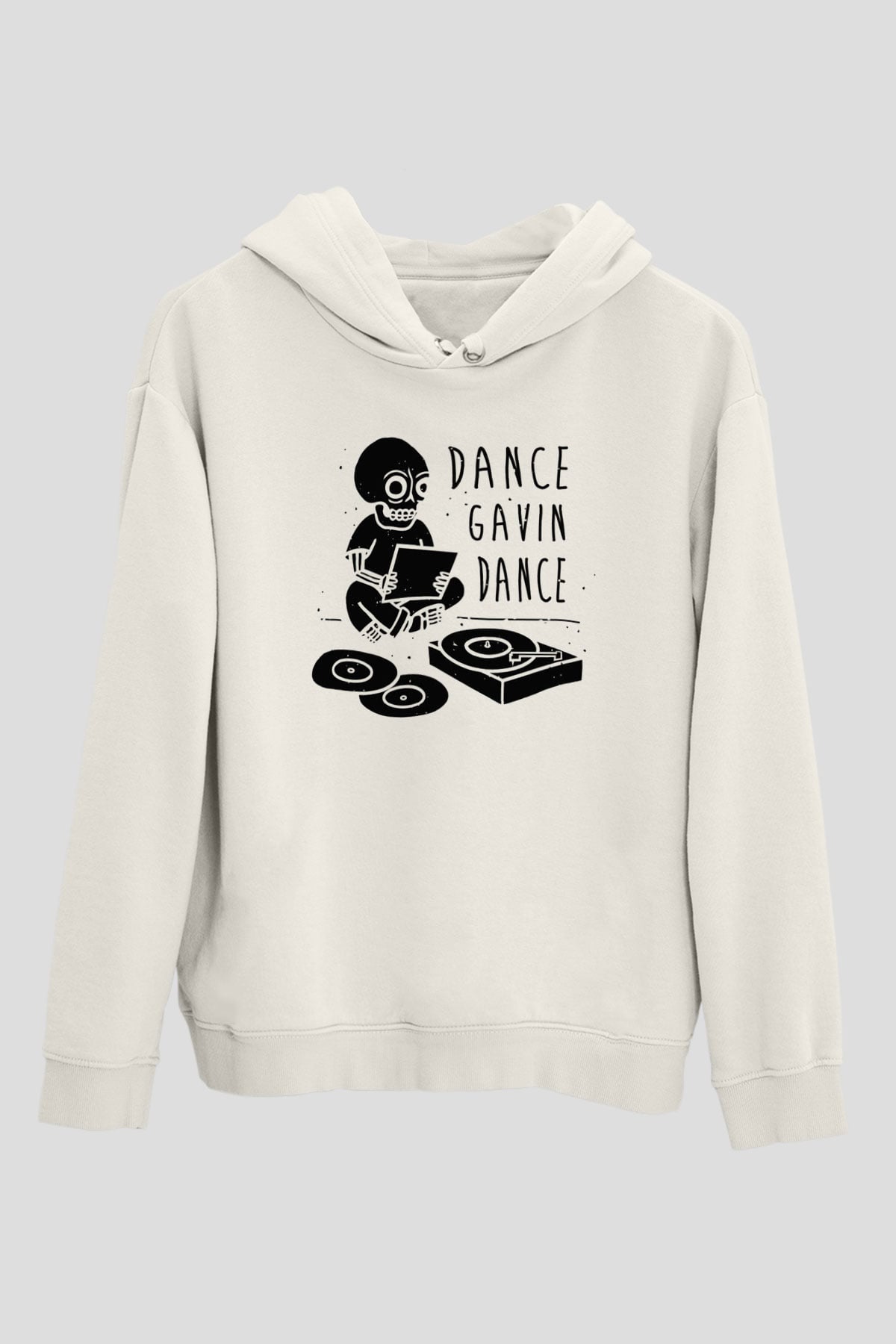 Dance Gavin Dance Beyaz Unisex Kapüşonlu Sweatshirt
