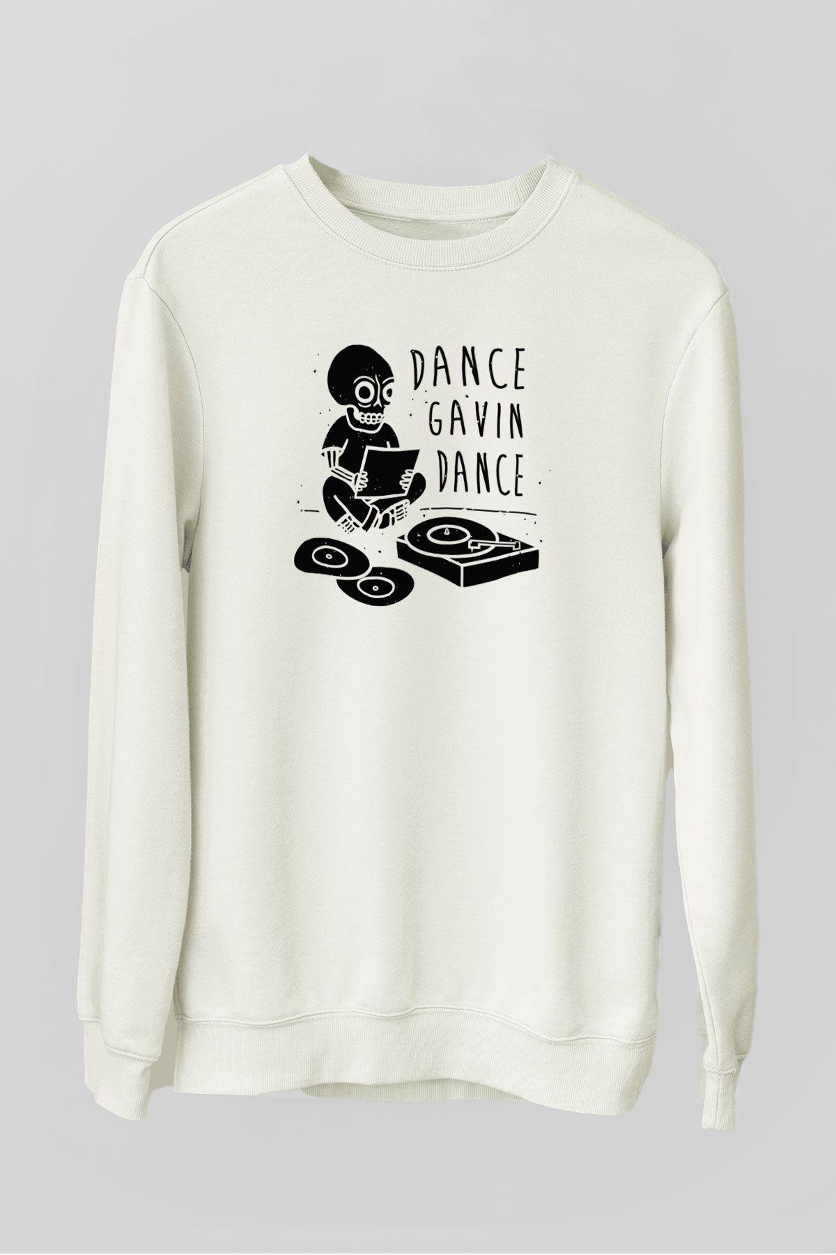 Dance Gavin Dance Beyaz Unisex Sweatshirt