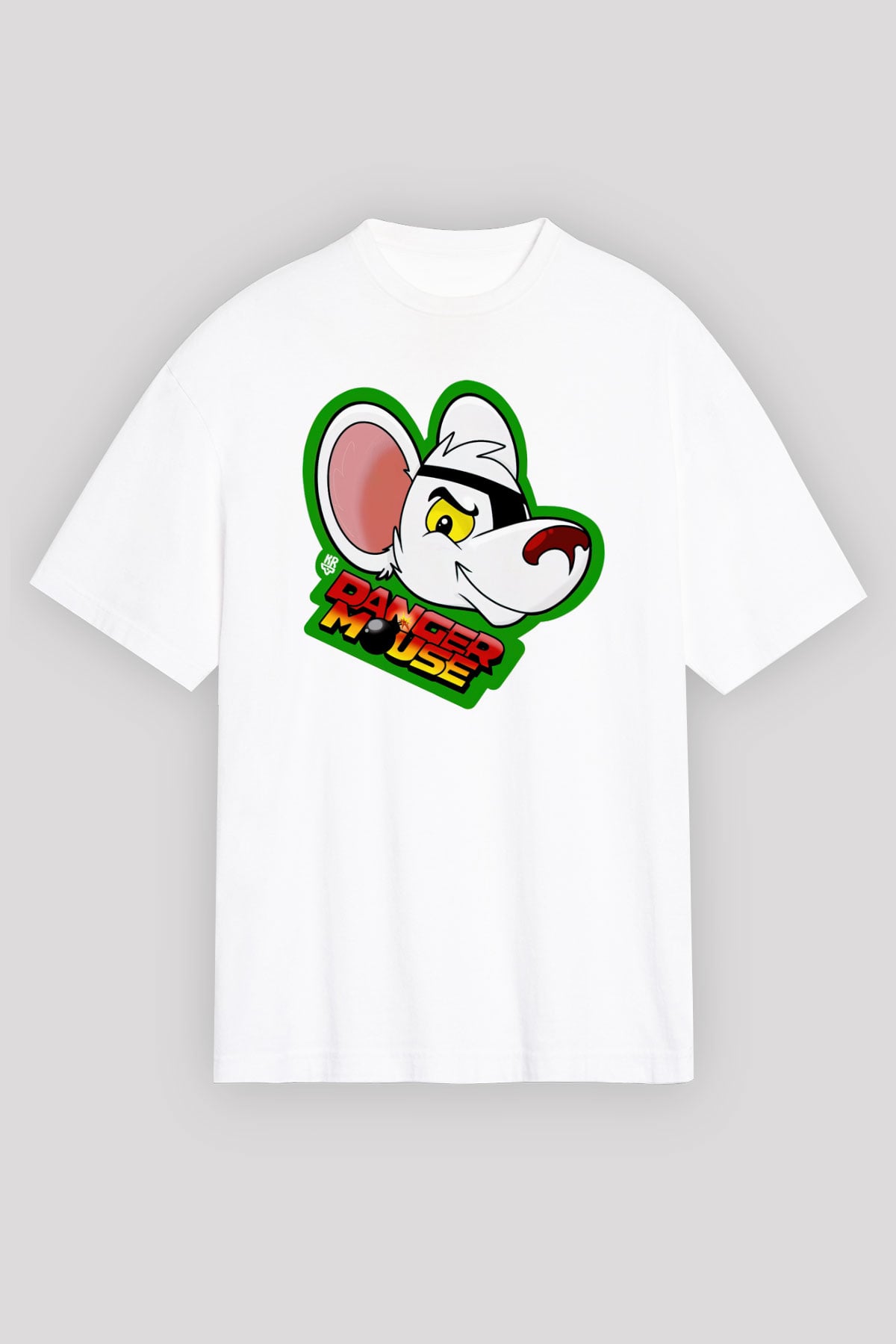 Danger Mouse Beyaz Unisex Tişört T-Shirt