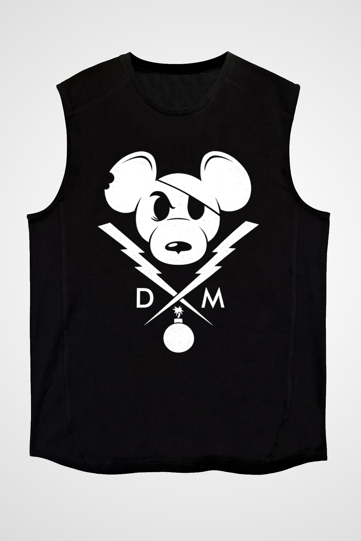 Danger Mouse Siyah Unisex  Kolsuz Tişört