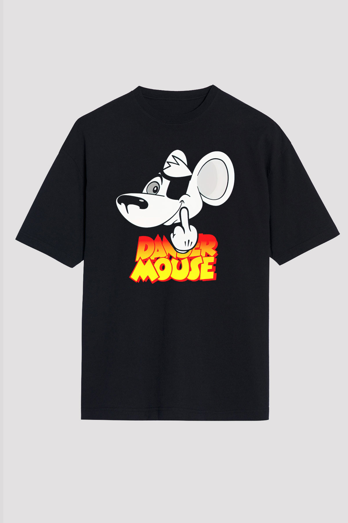 Danger Mouse Siyah Unisex Tişört