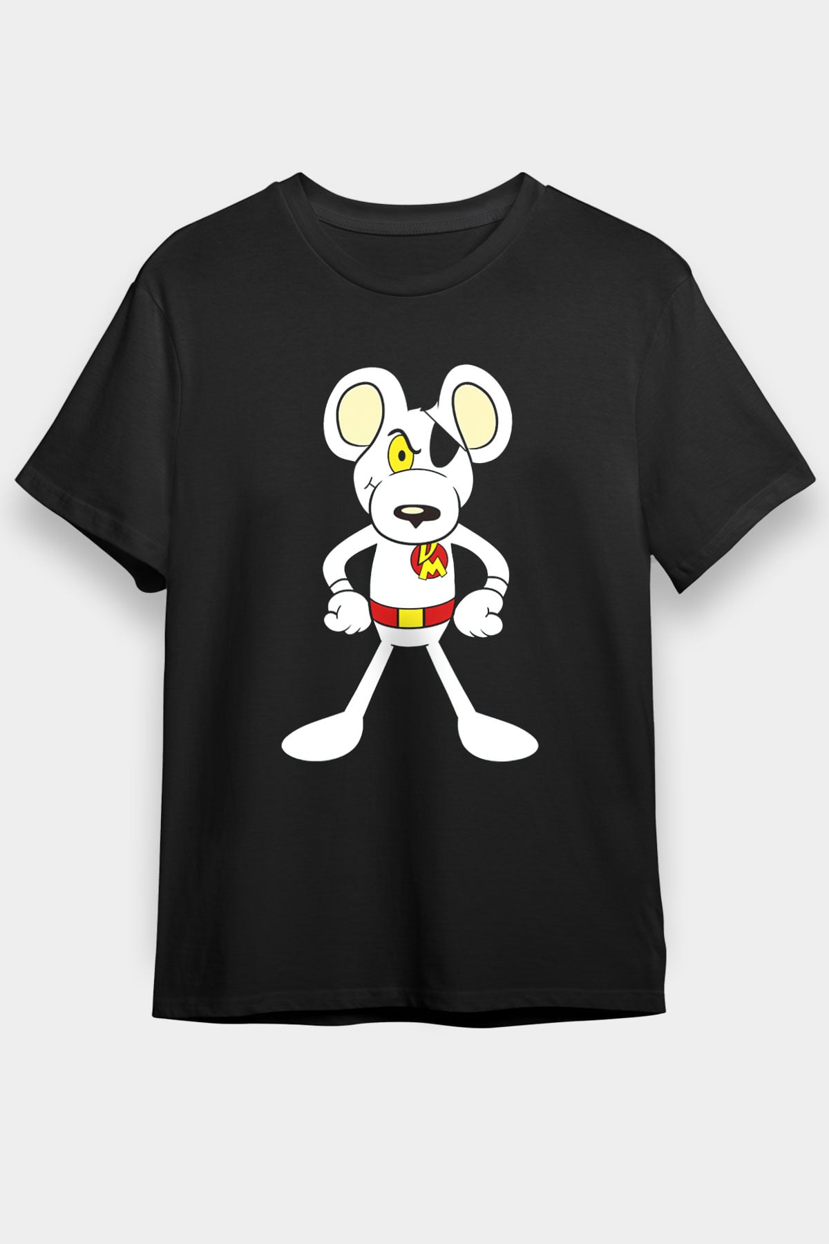 Danger Mouse Siyah Unisex Tişört