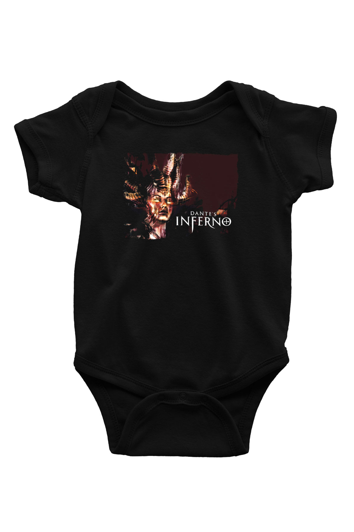 Dante's Inferno Siyah Bebek Body - Zıbın