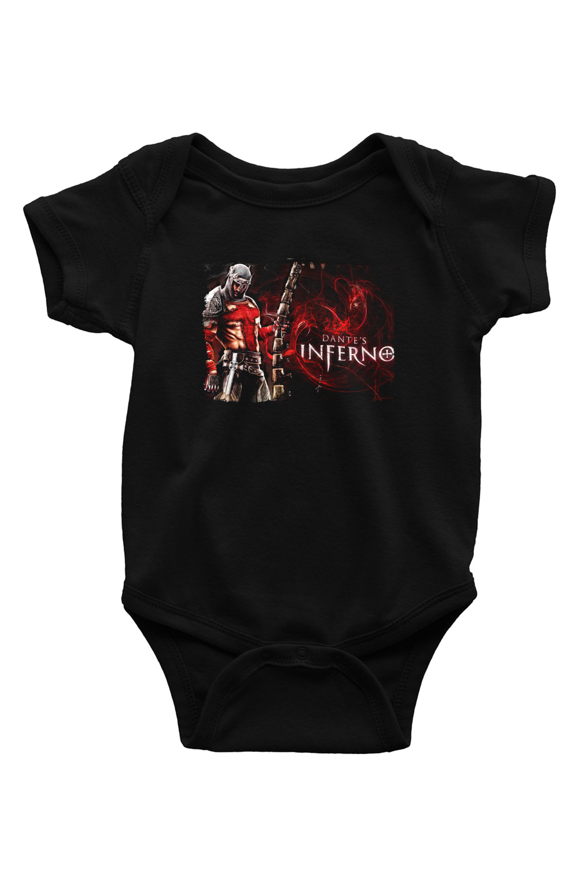 Dante's Inferno Siyah Bebek Body - Zıbın