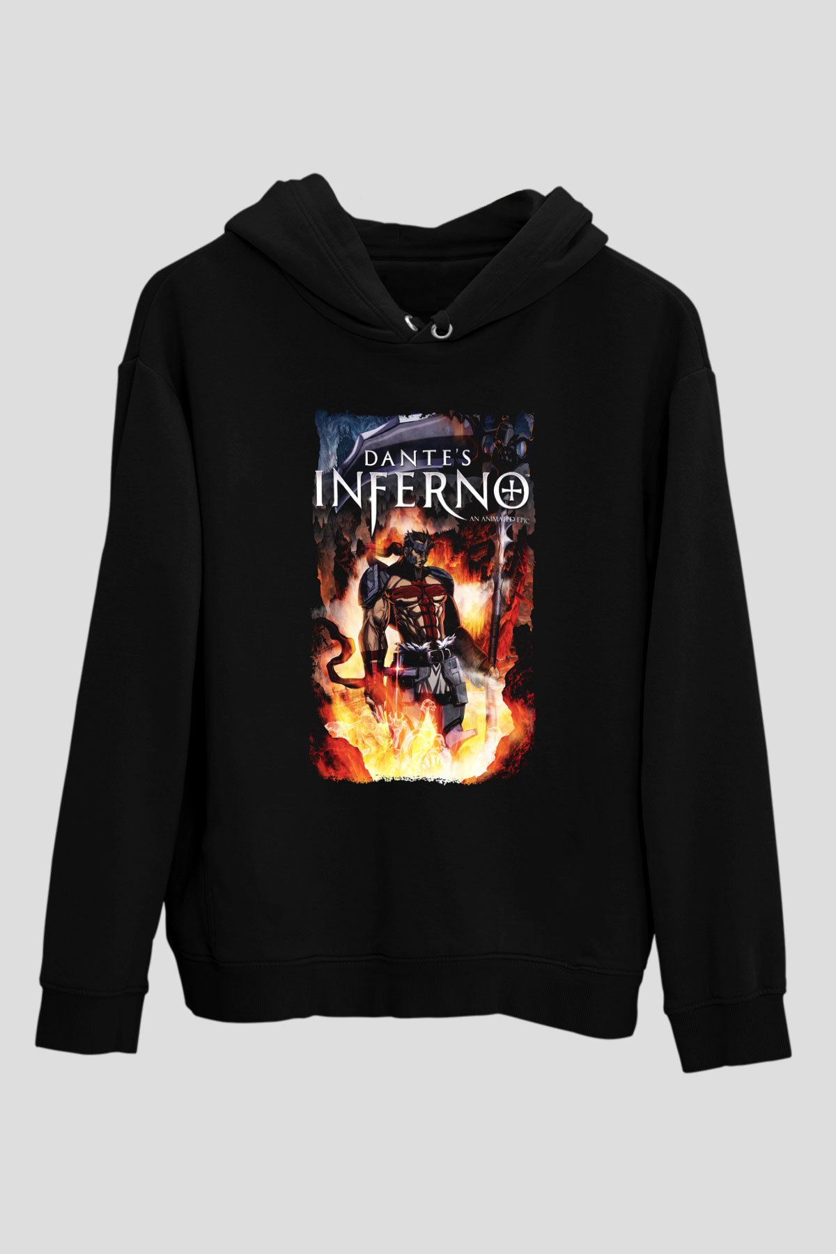 Dante's Inferno Siyah Unisex Hoodie