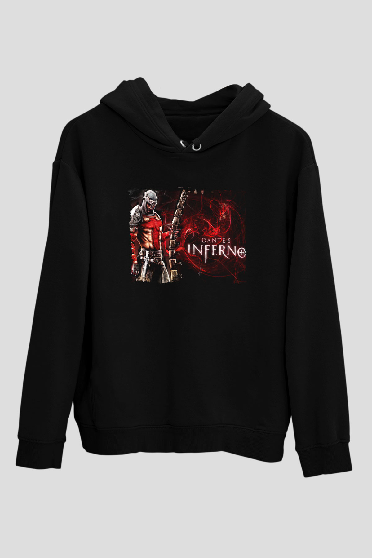 Dante's Inferno Siyah Unisex Hoodie