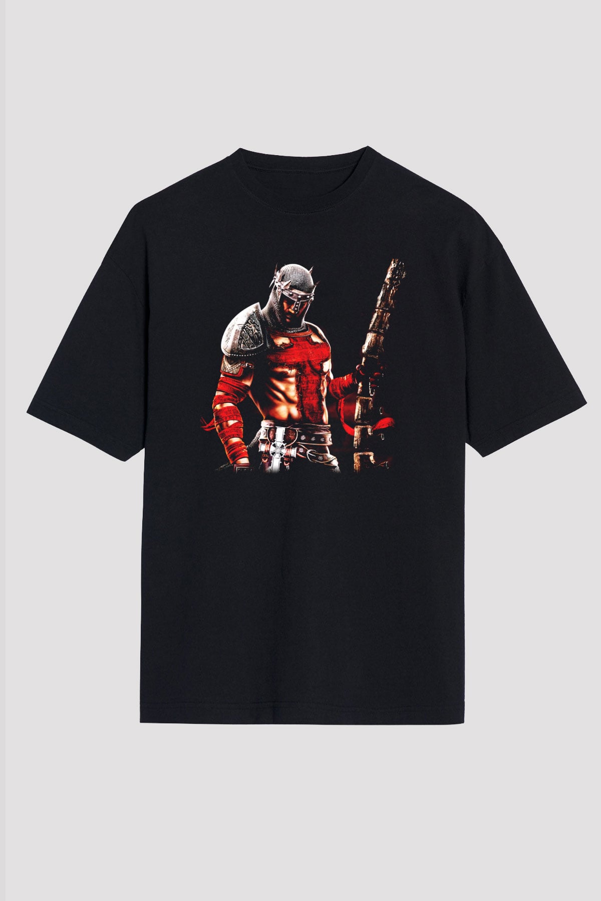 Dante's Inferno Siyah Unisex Oversize Tişört T-Shirt