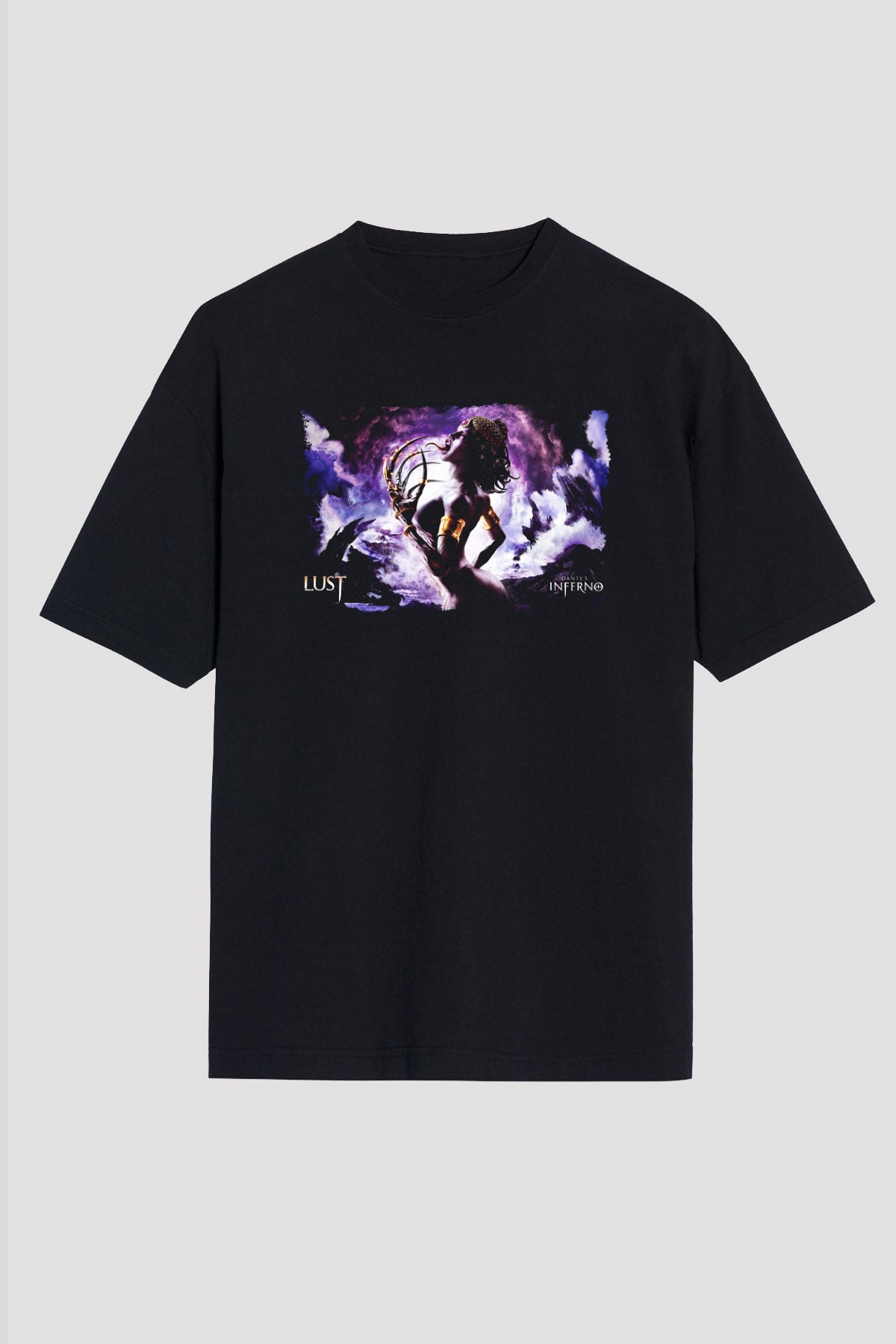Dante's Inferno Siyah Unisex Tişört T-Shirt
