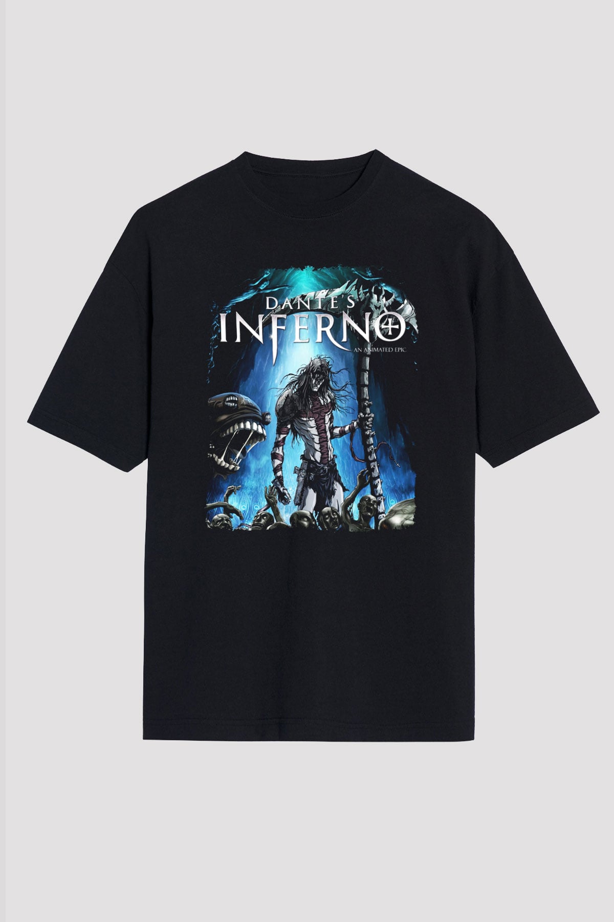 Dante's Inferno Siyah Unisex Tişört T-Shirt