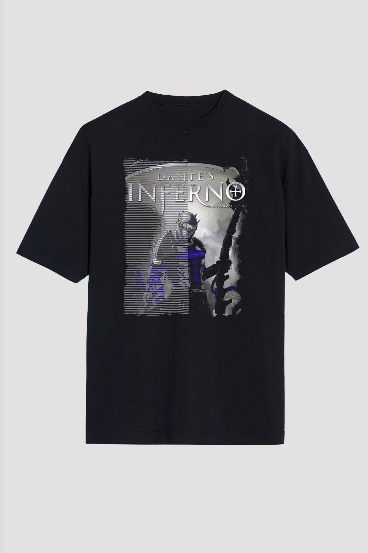 Dante's Inferno Siyah Unisex Tişört T-Shirt