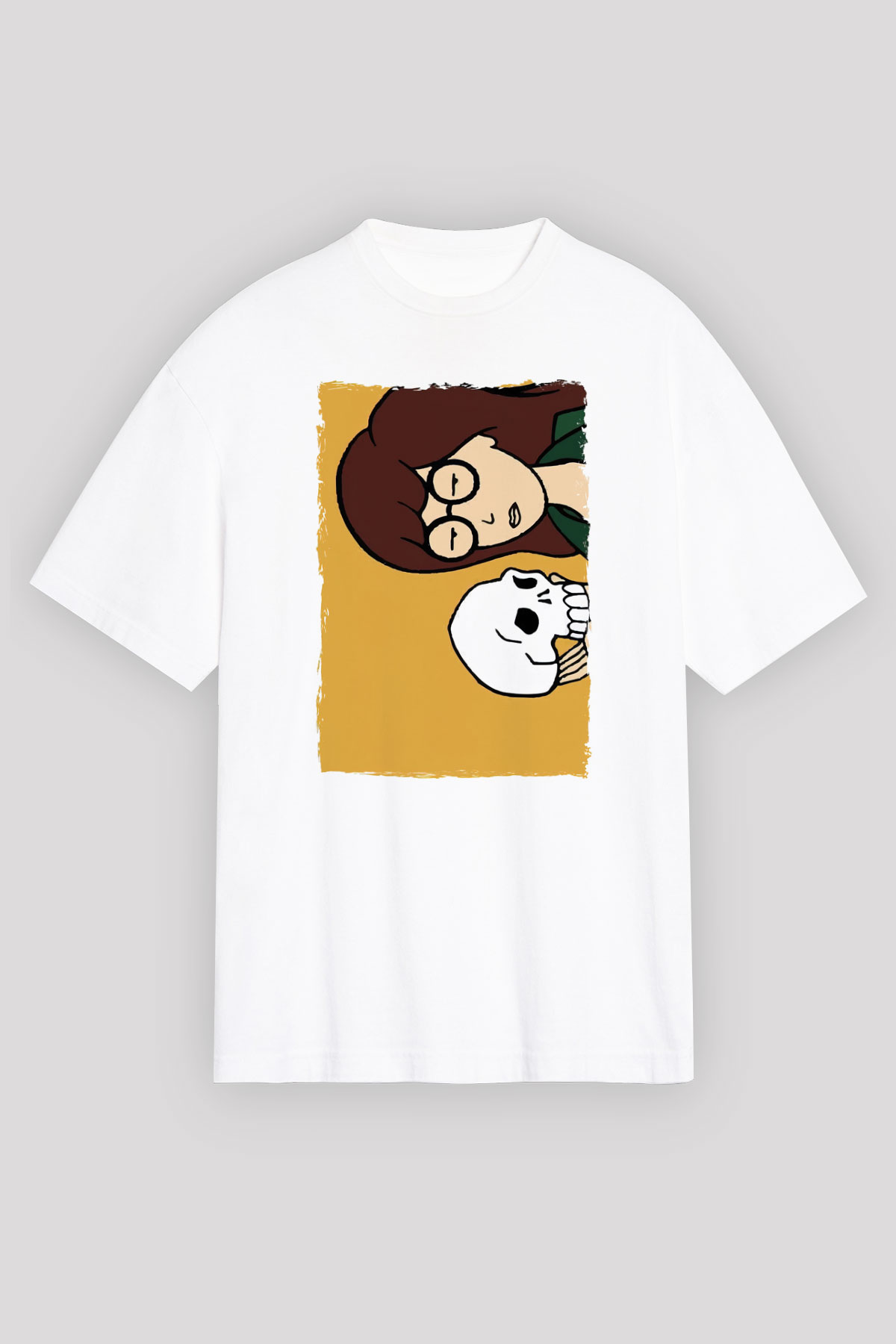 Daria Beyaz Unisex Tişört T-Shirt