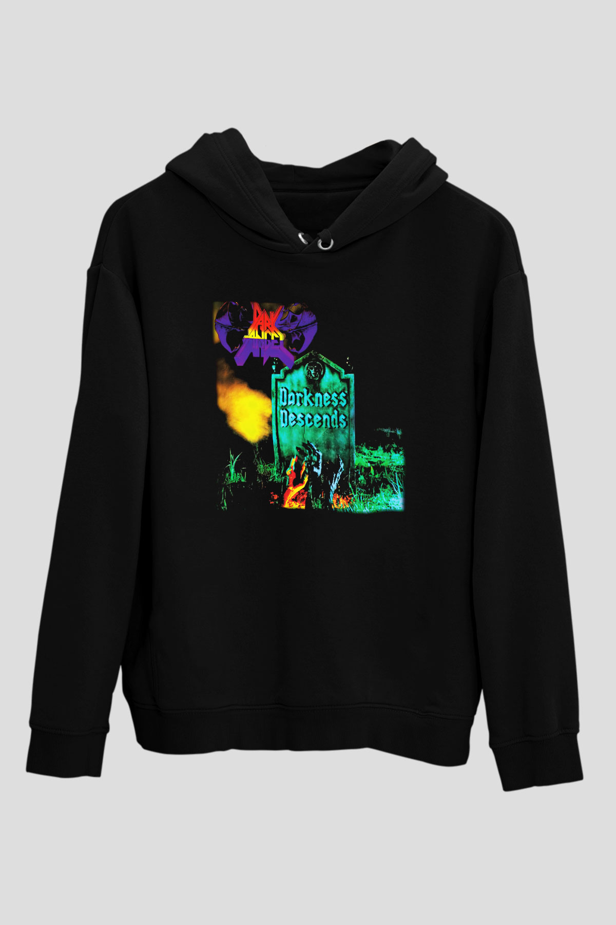 Dark Angel Siyah Unisex Hoodie